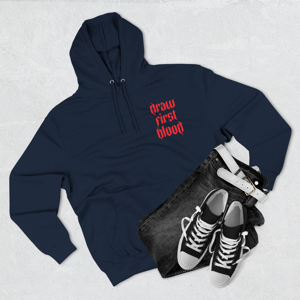Draw First Blood Fleece Hoodie