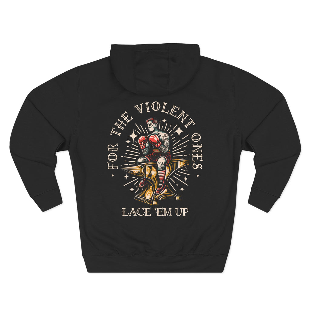 Lace 'Em Up Fleece Hoodie