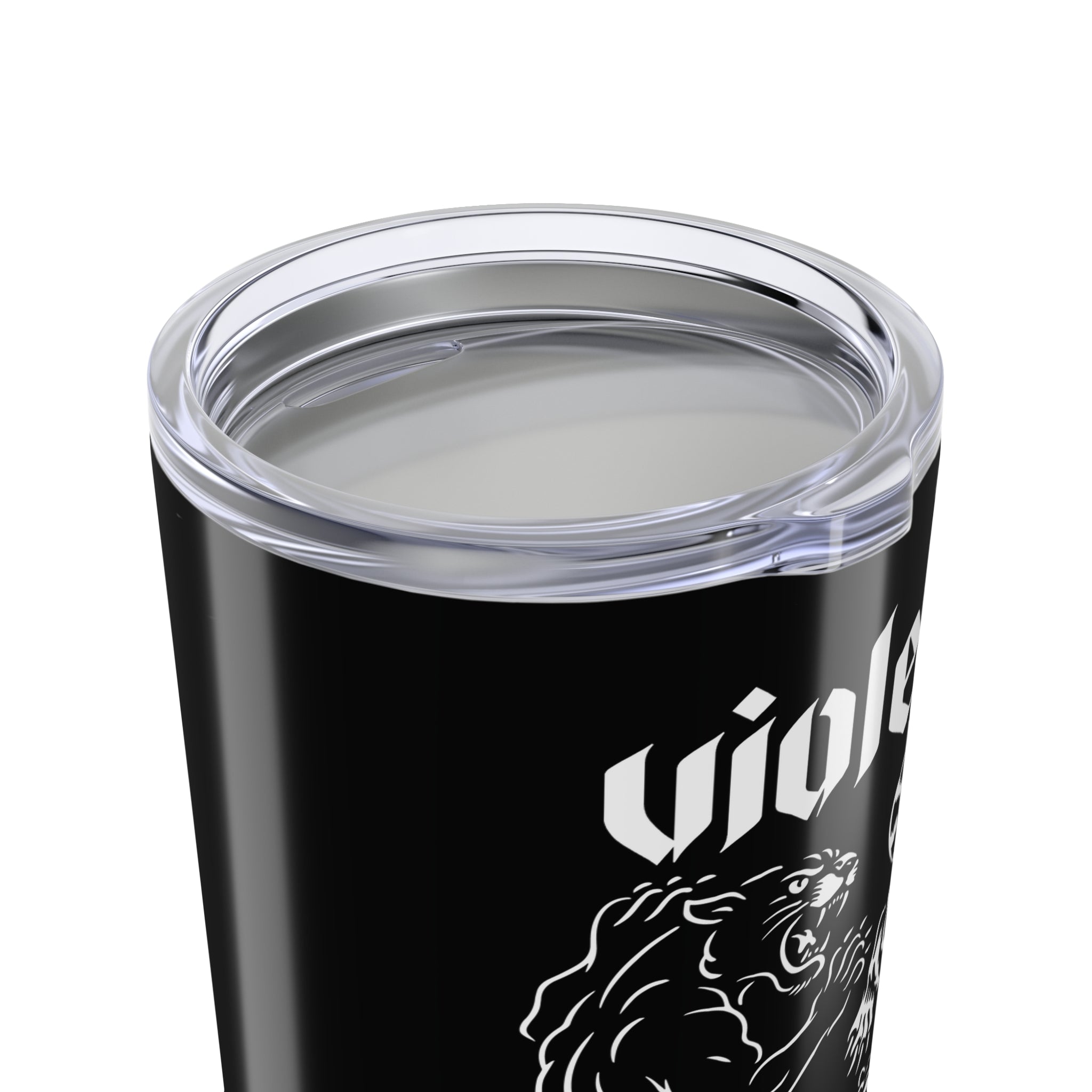 Warrior Blood Black 20oz Travel Mug