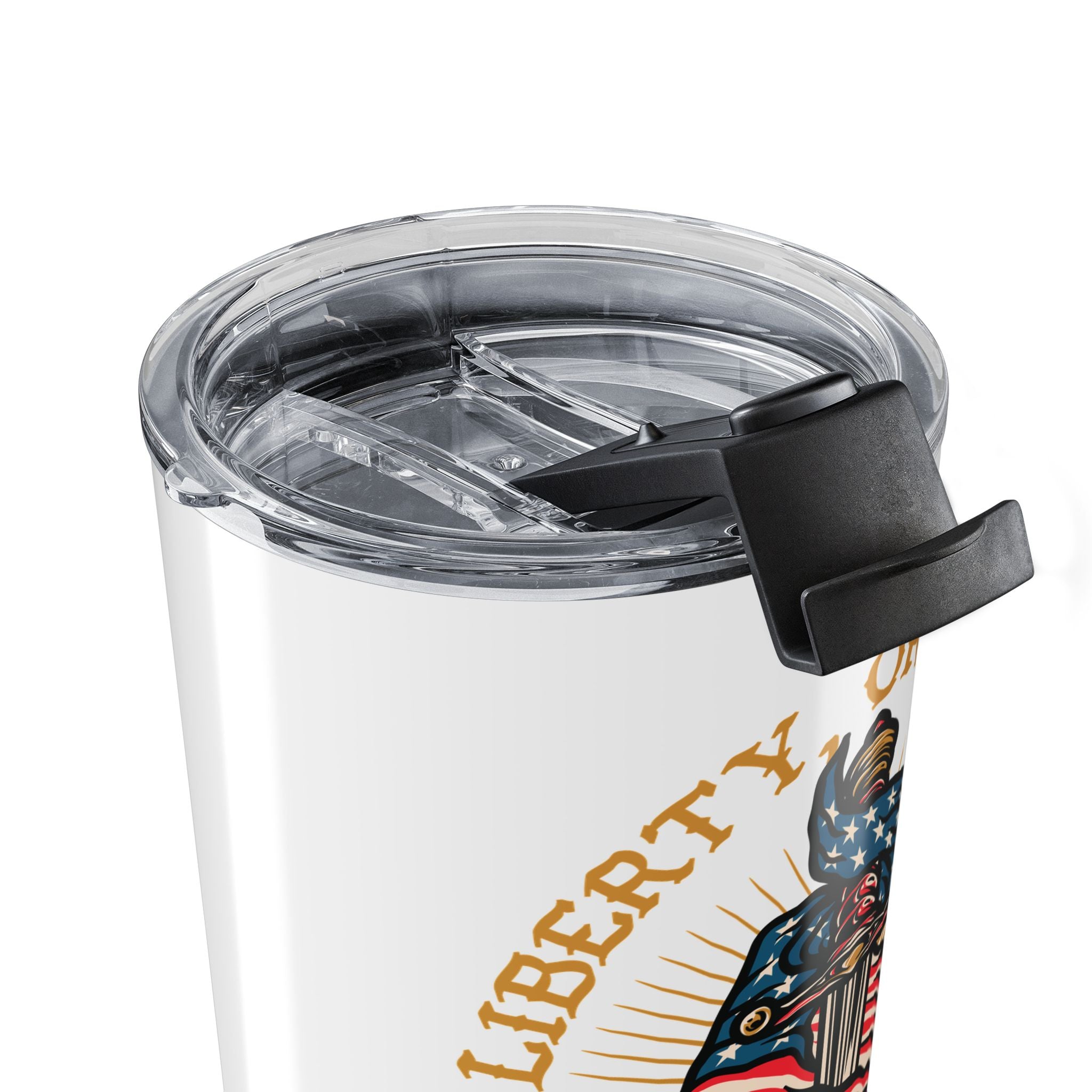 Liberty or Death White 20oz Travel Mug