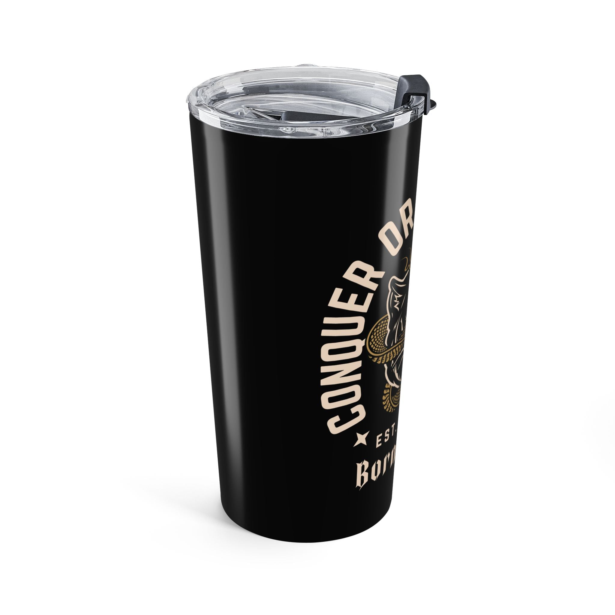 Born to Fight Black 20oz Travel Mug