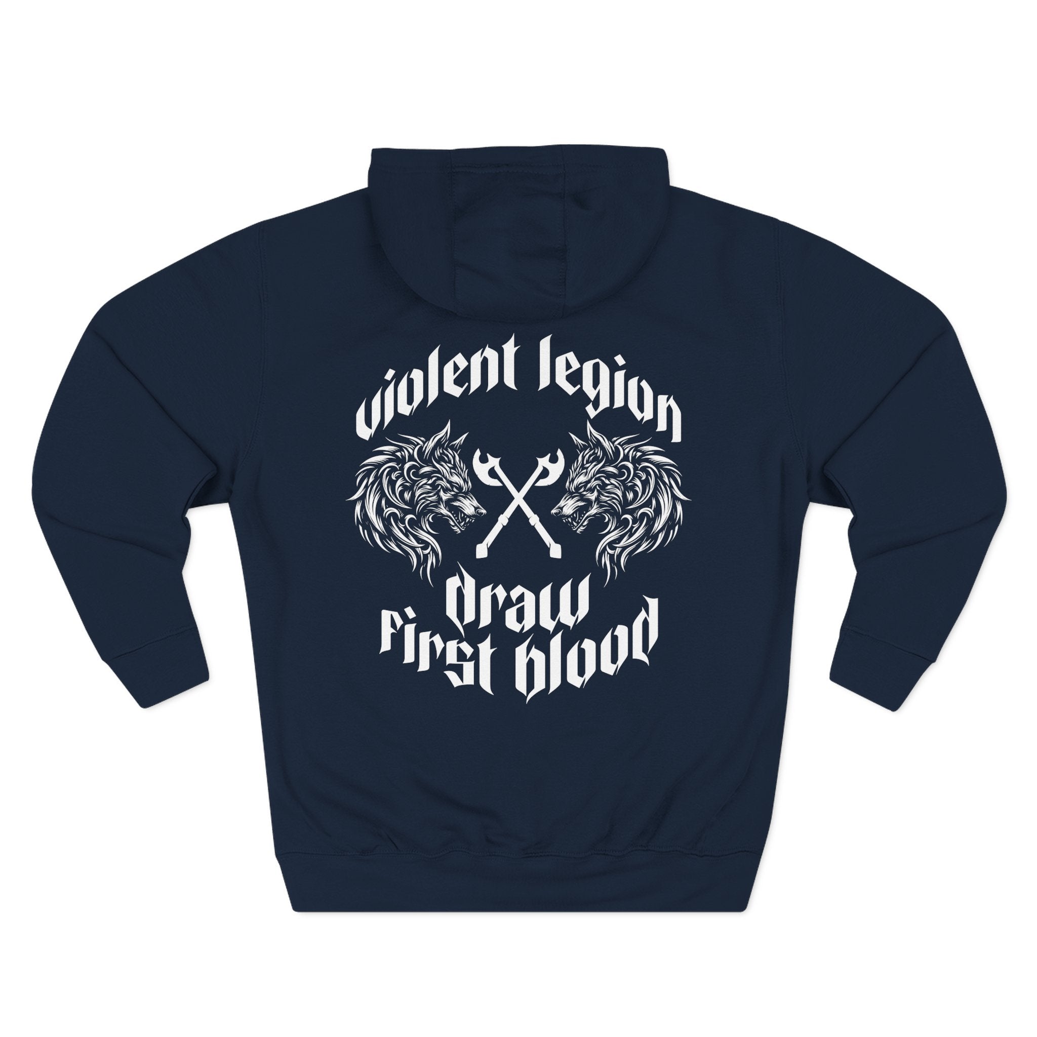 Draw First Blood Fleece Hoodie