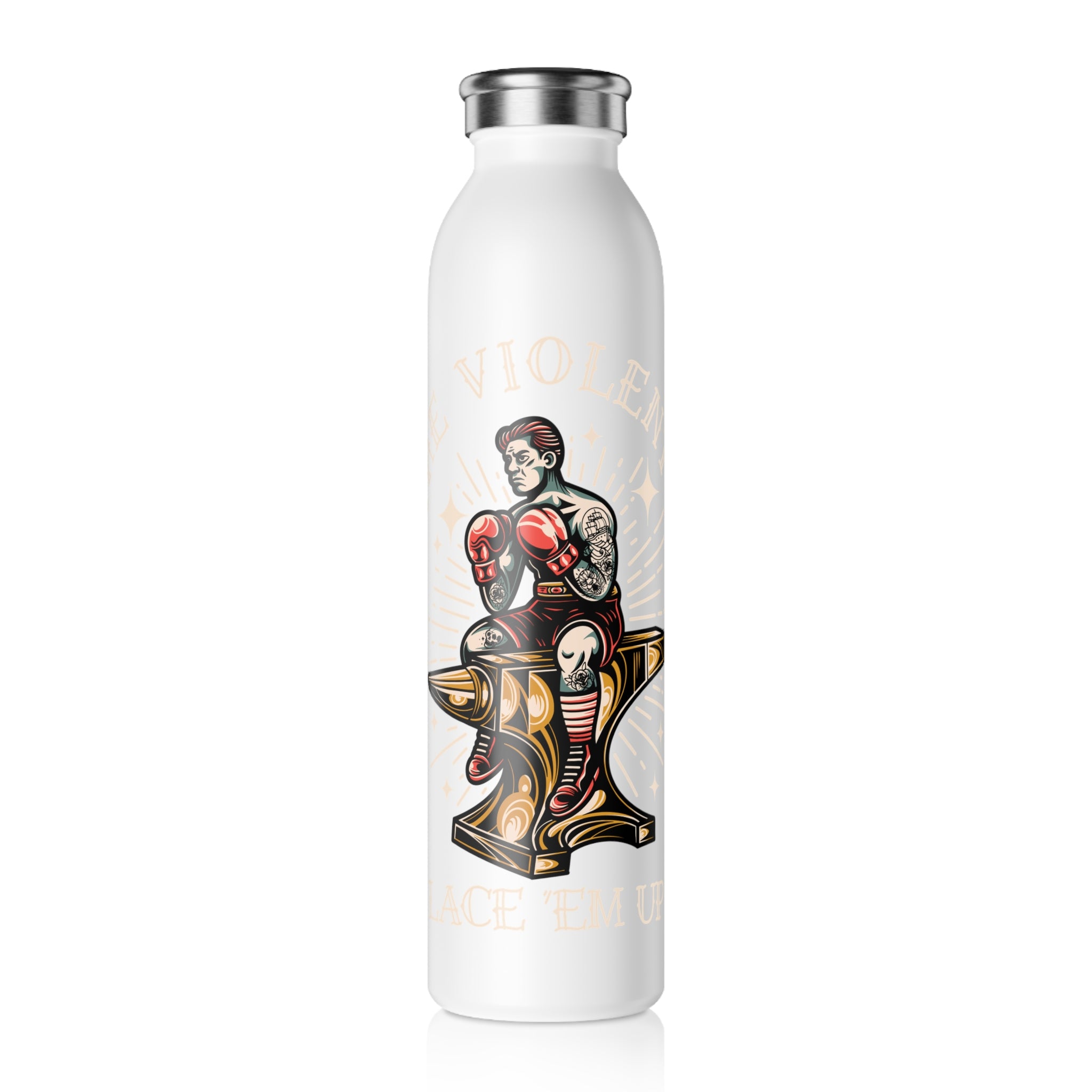 Lace 'Em Up 20oz Slim Water Bottle