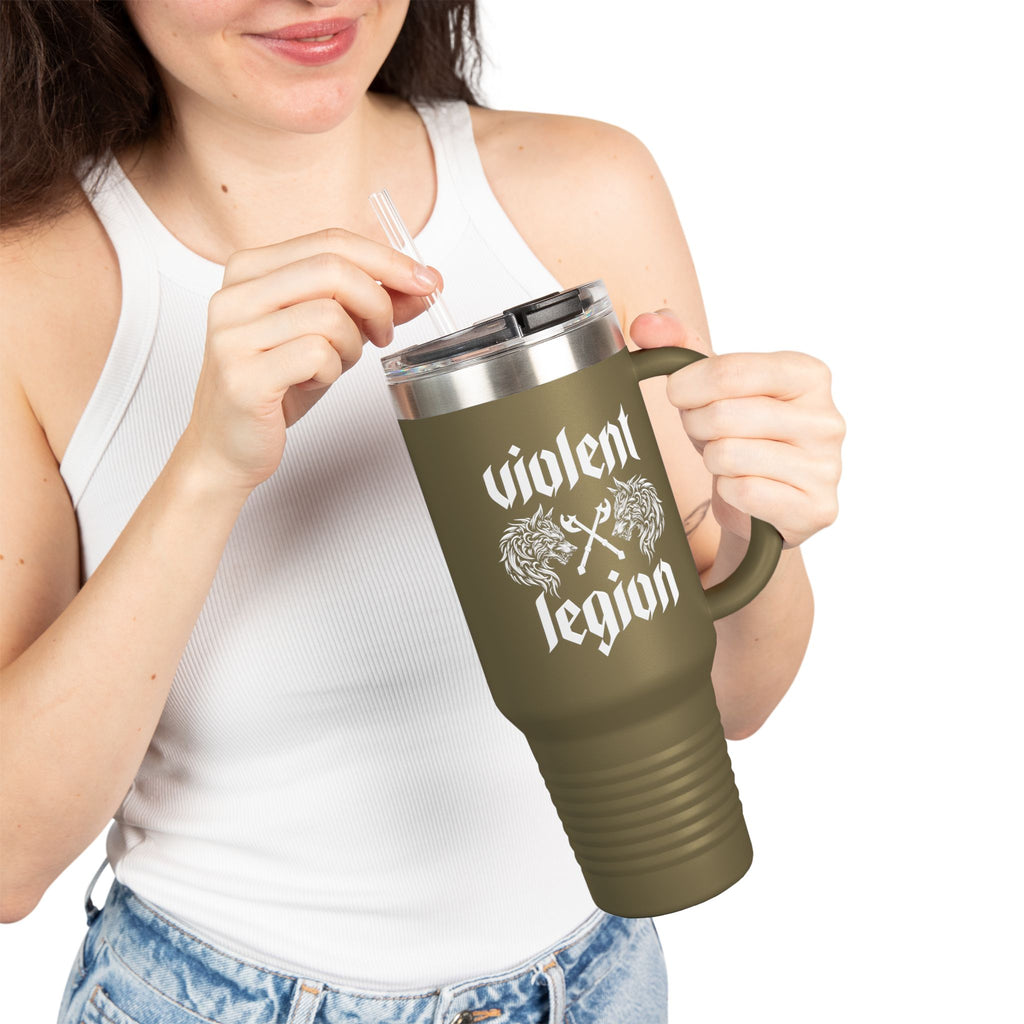 Violent Legion Wolves 40oz Insulated Travel Mug