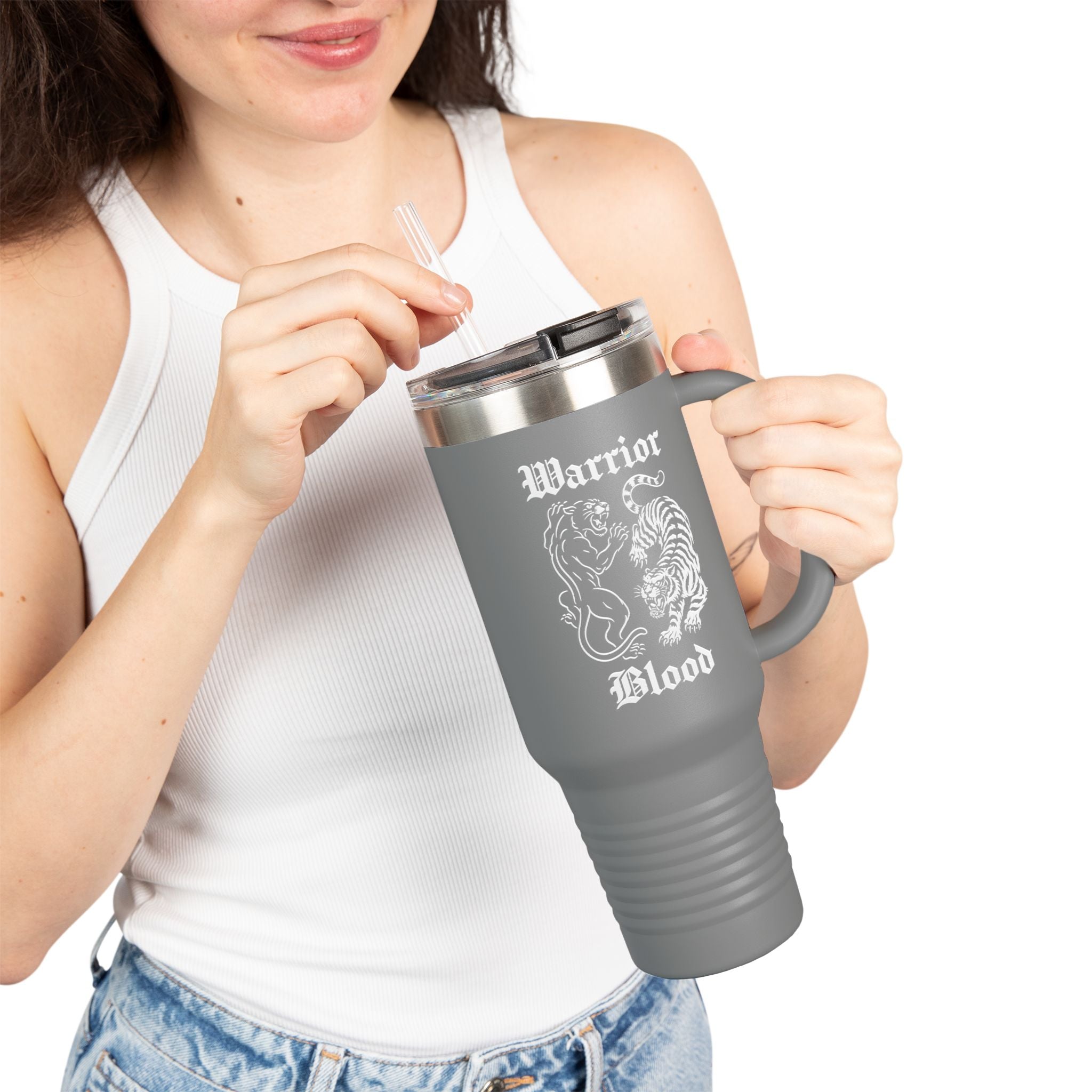 Warrior Blood 40oz Insulated Travel Mug
