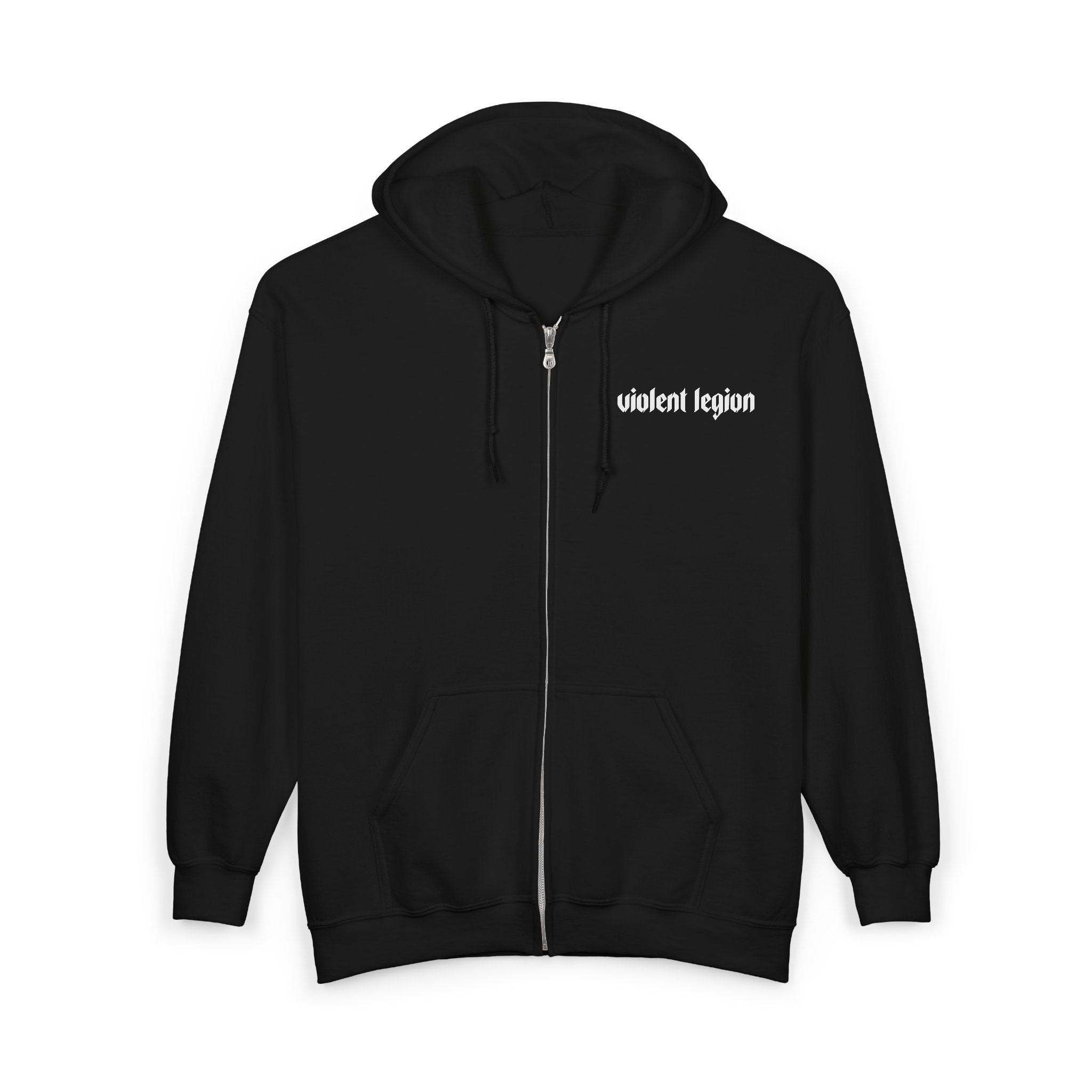 Battle Axe Logo Zip-Up Hoodie