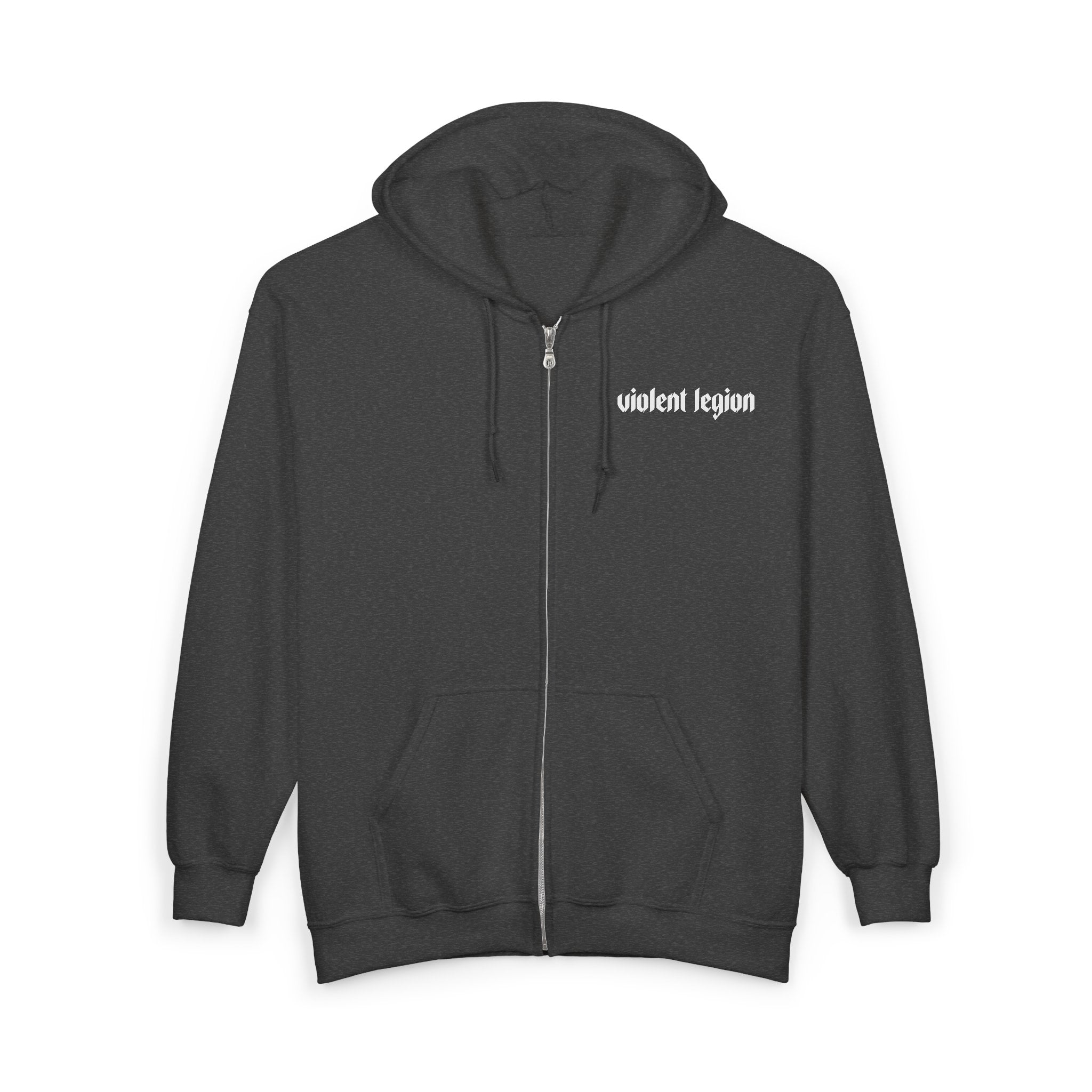 Battle Axe Logo Zip-Up Hoodie