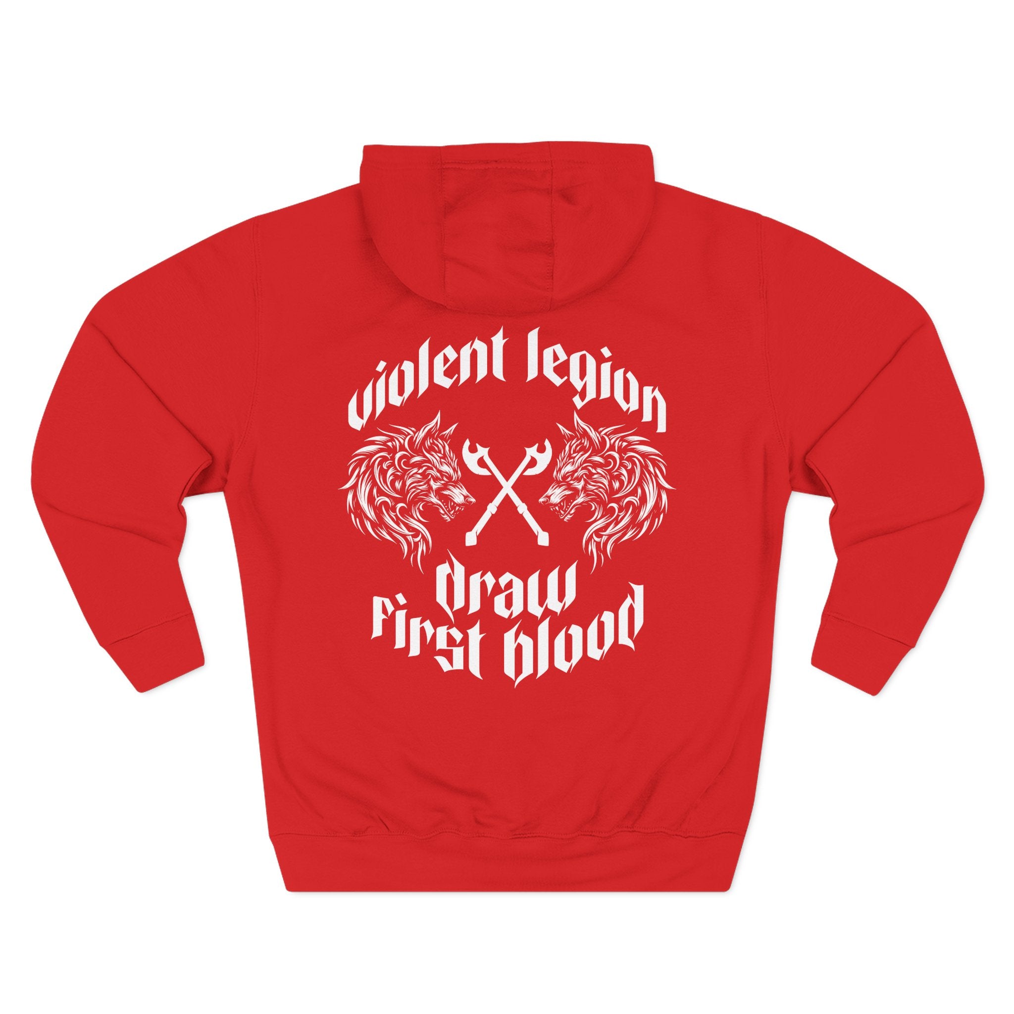 Draw First Blood Fleece Hoodie