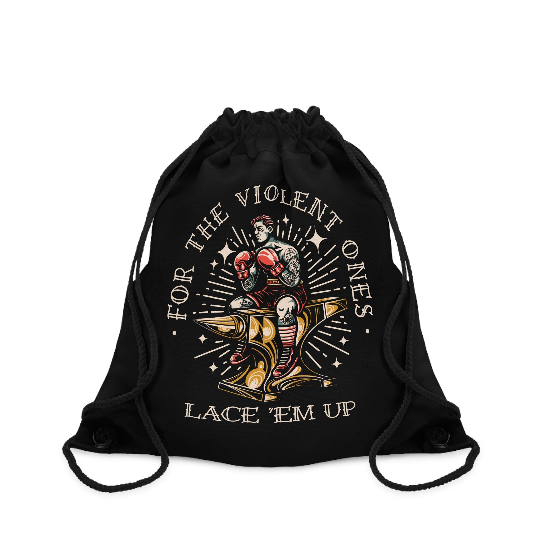 Lace 'Em Up Drawstring Bag