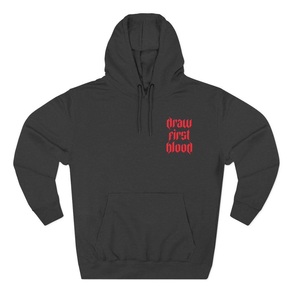 Draw First Blood Fleece Hoodie
