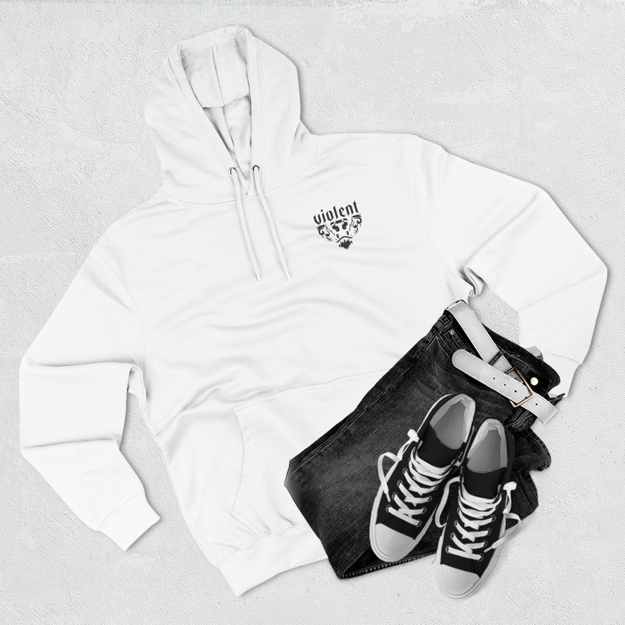 Lion's Mouth Logo Fleece Hoodie
