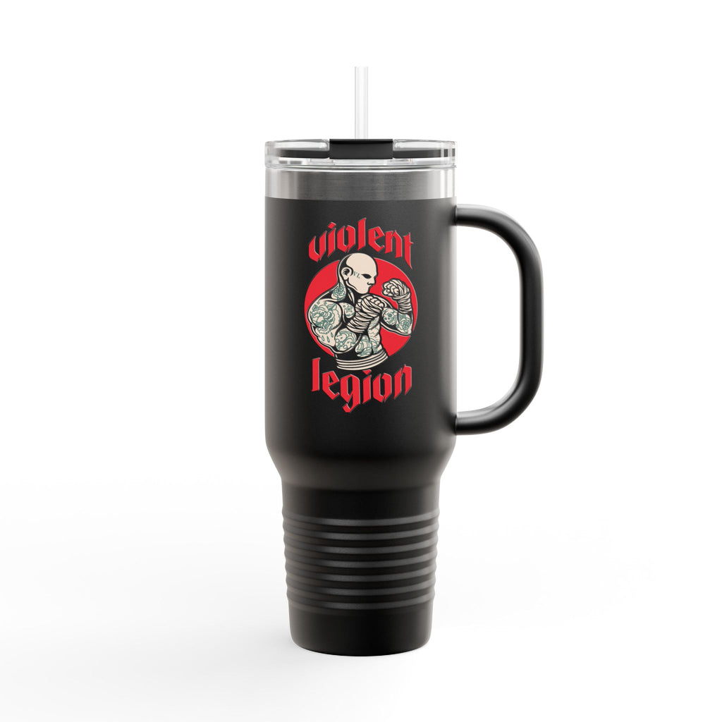 Draw First Blood 40oz Insulated Travel Mug