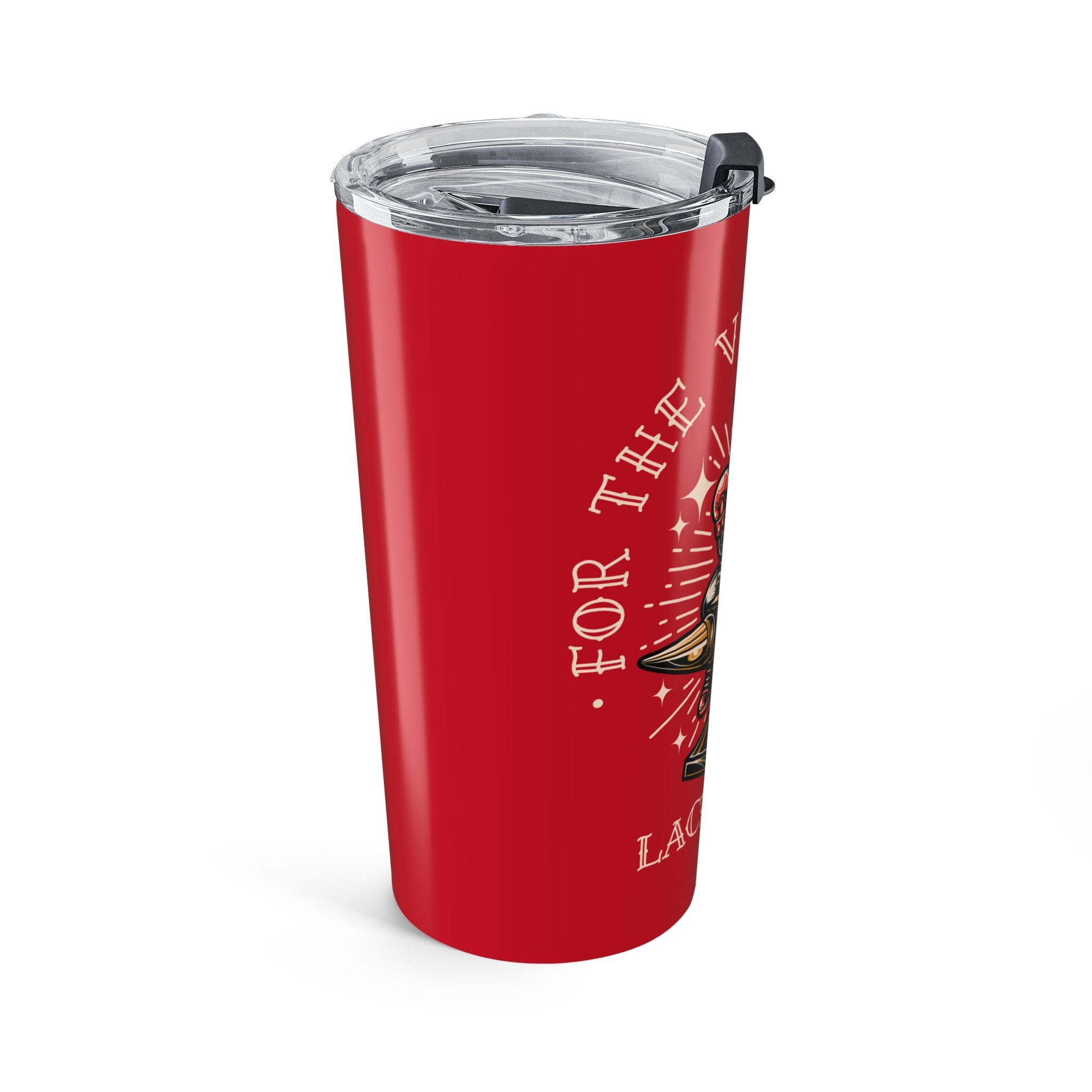Lace 'Em Up Red 20oz Travel Mug