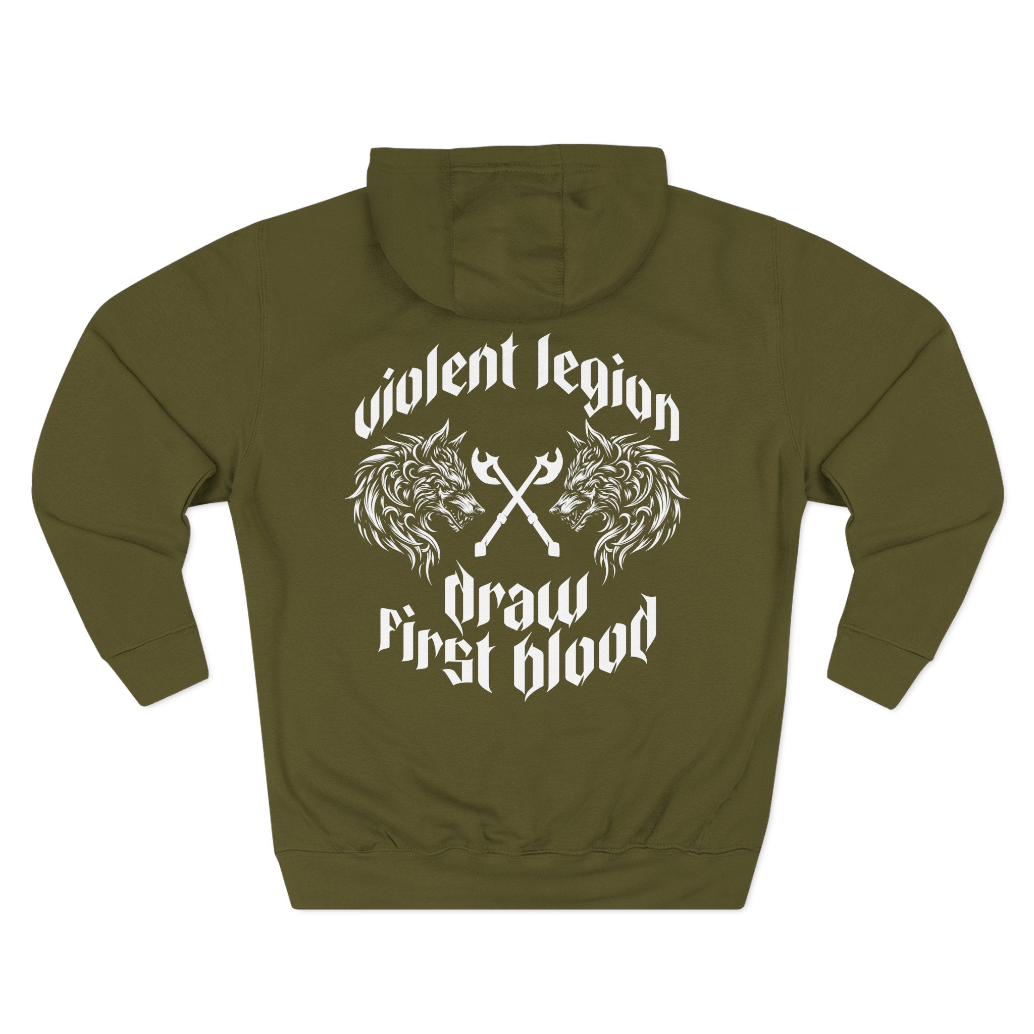 Draw First Blood Fleece Hoodie