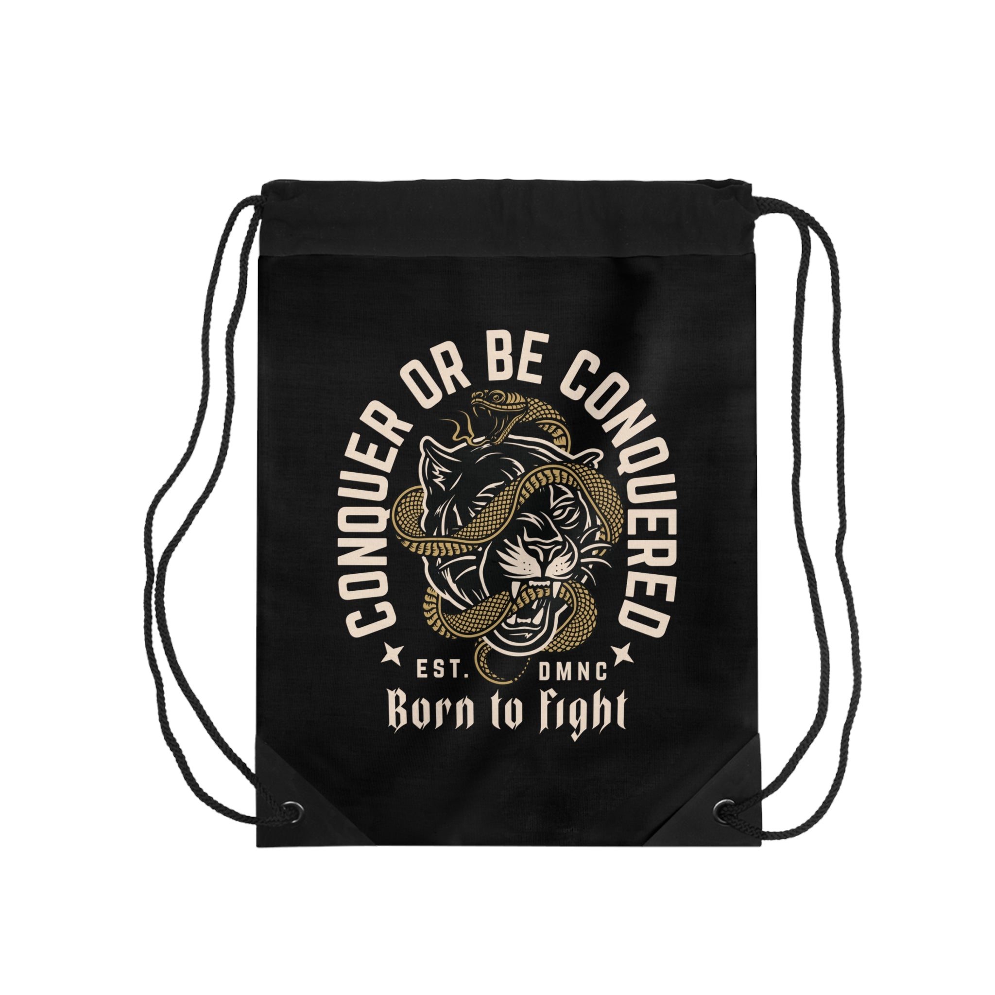 Born to Fight Drawstring Bag