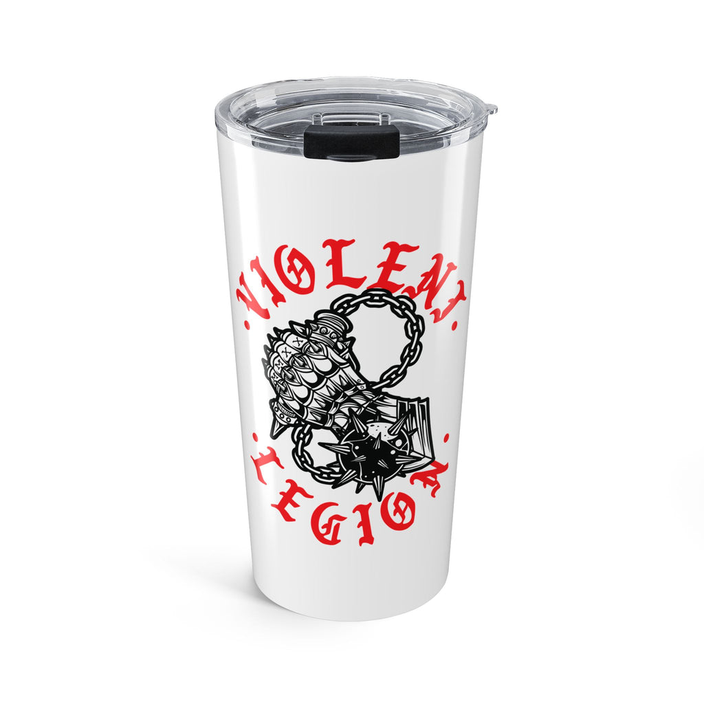Violent Legion Iron Fist White 20oz Travel Mug