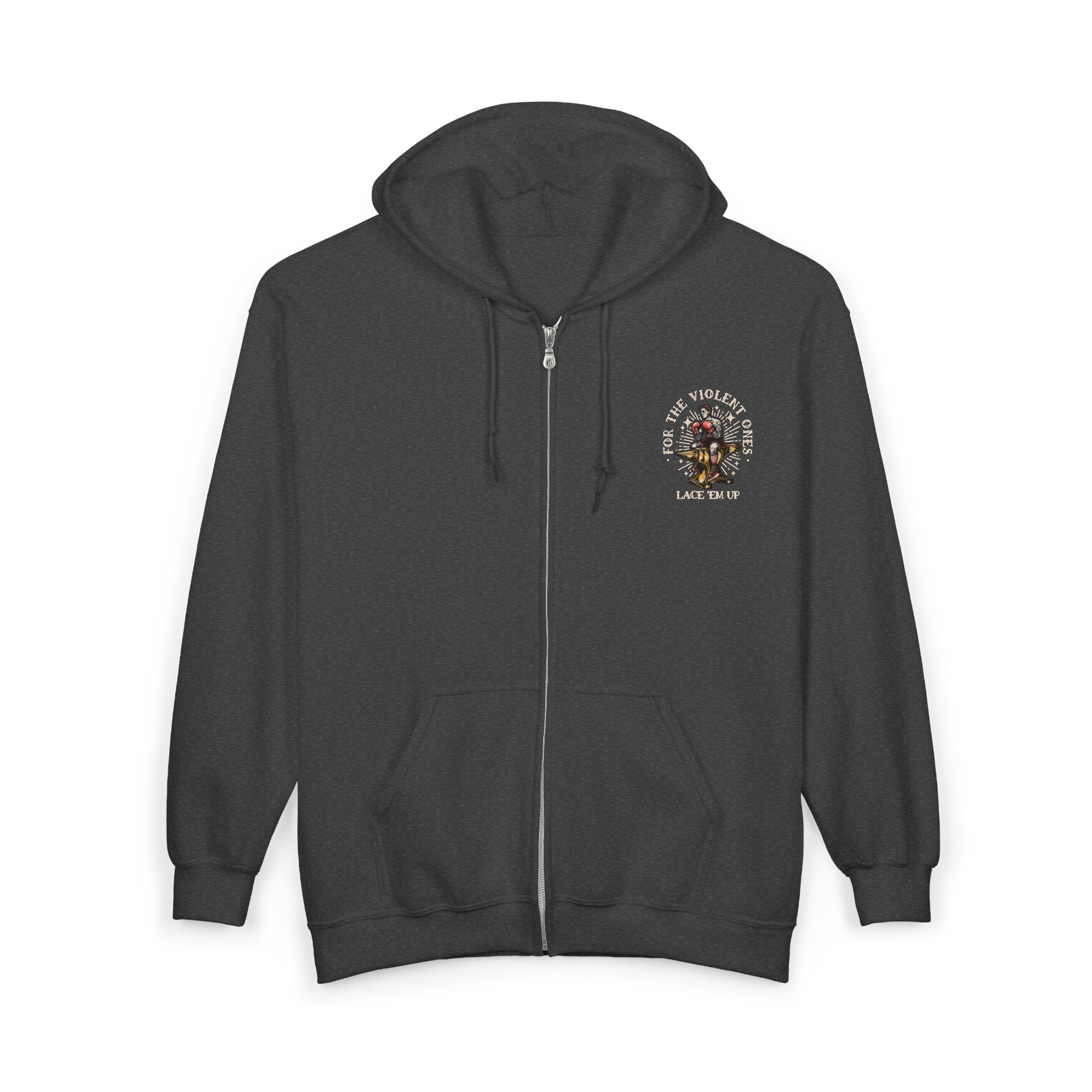 Lace 'Em Up Zip-Up Hoodie