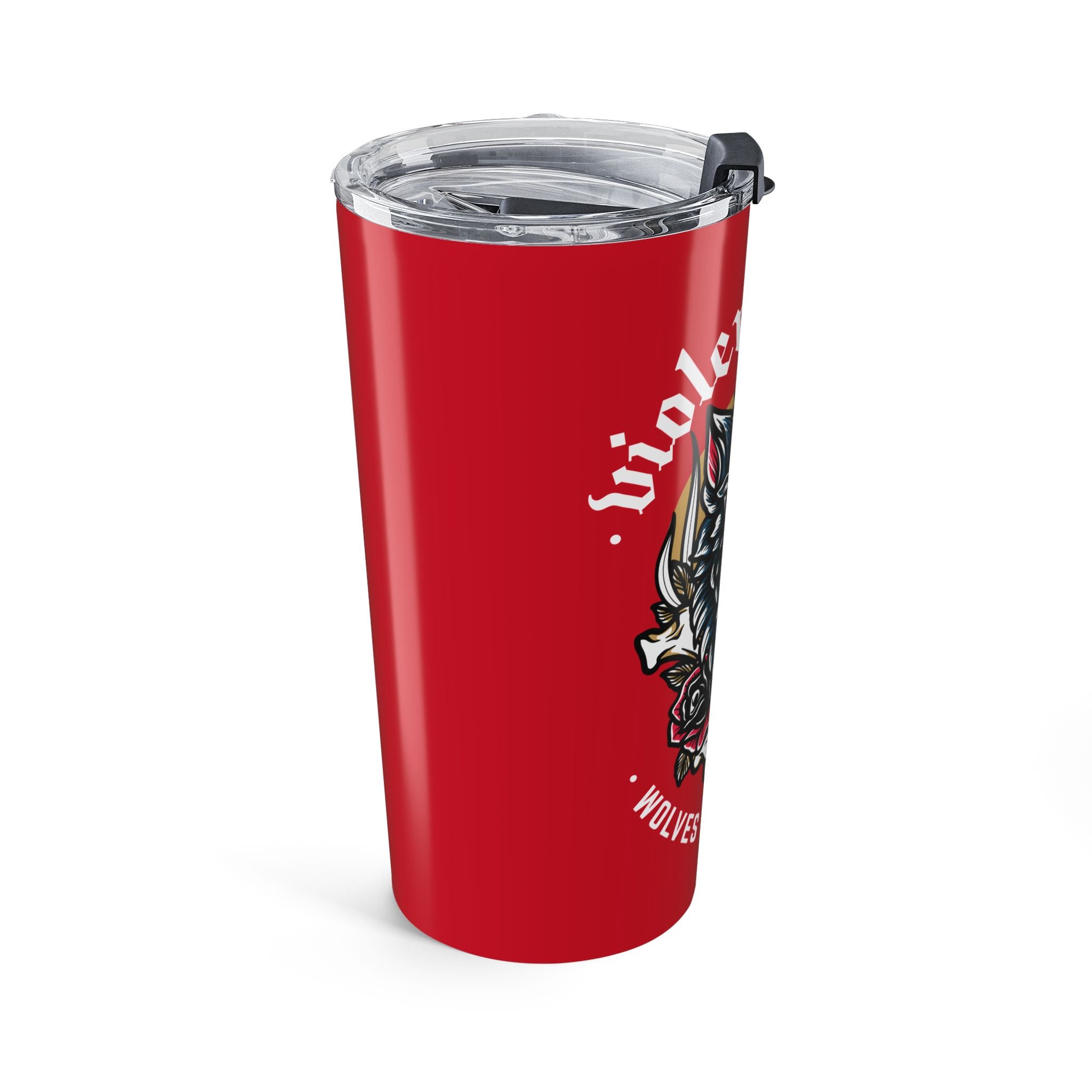 Wolves Amongst Men Red 20oz Travel Mug