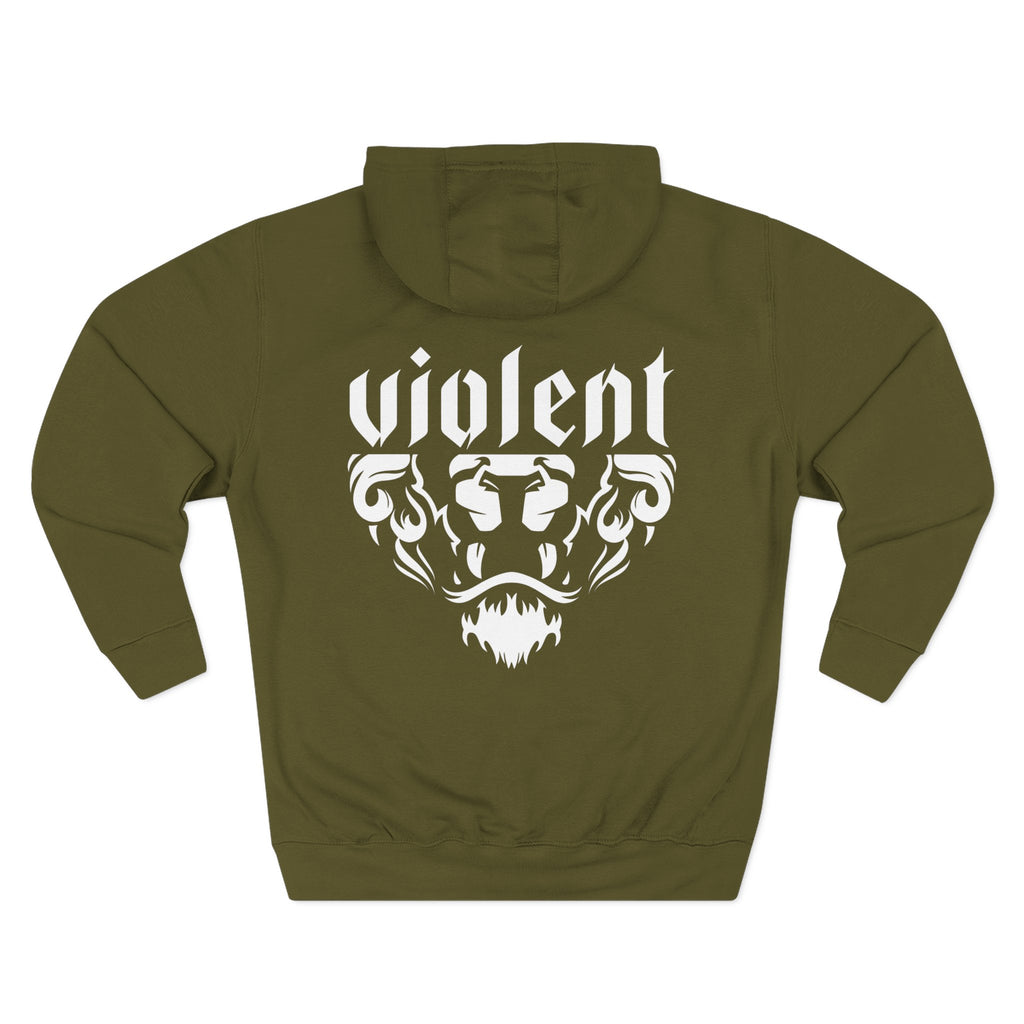Lion's Mouth Logo Fleece Hoodie