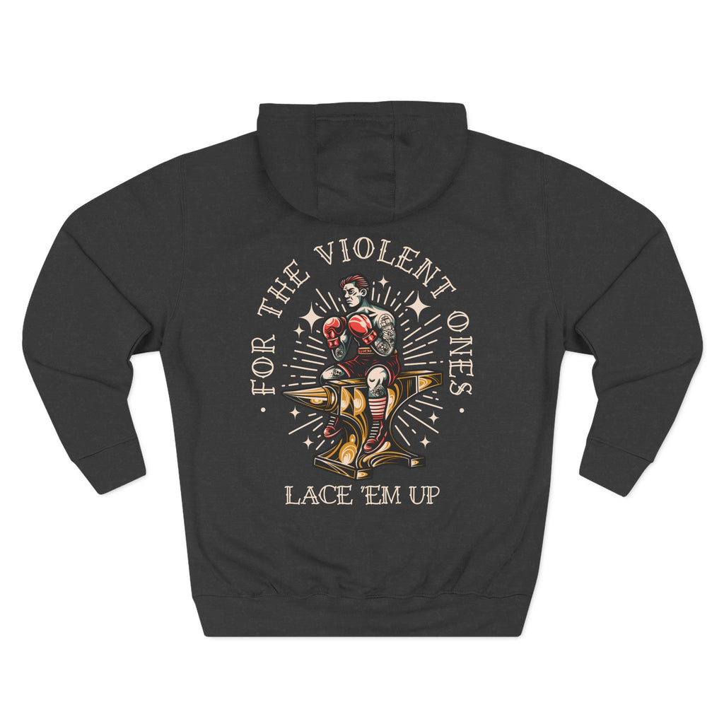 Lace 'Em Up Fleece Hoodie