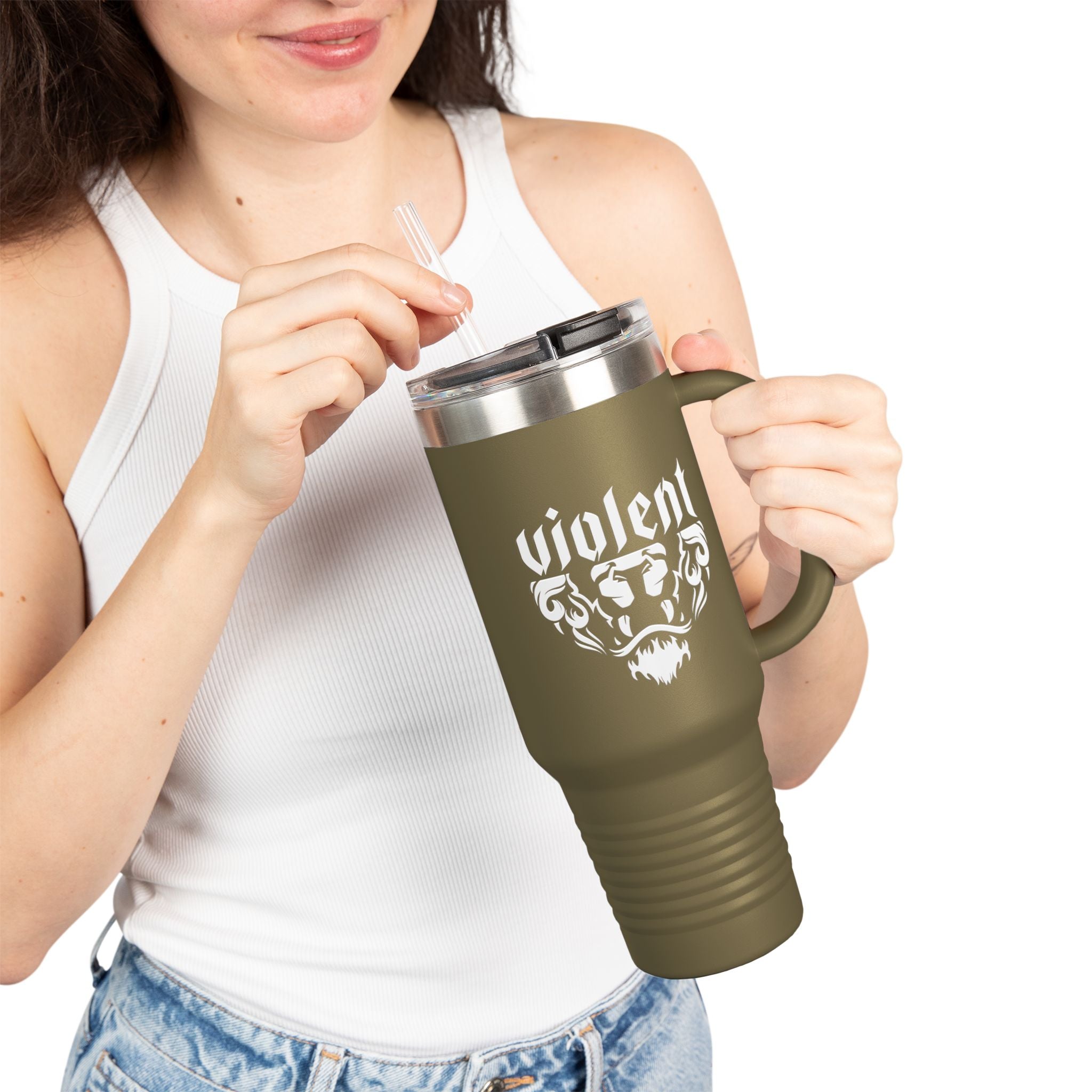 Lion's Mouth 40oz Insulated Travel Mug
