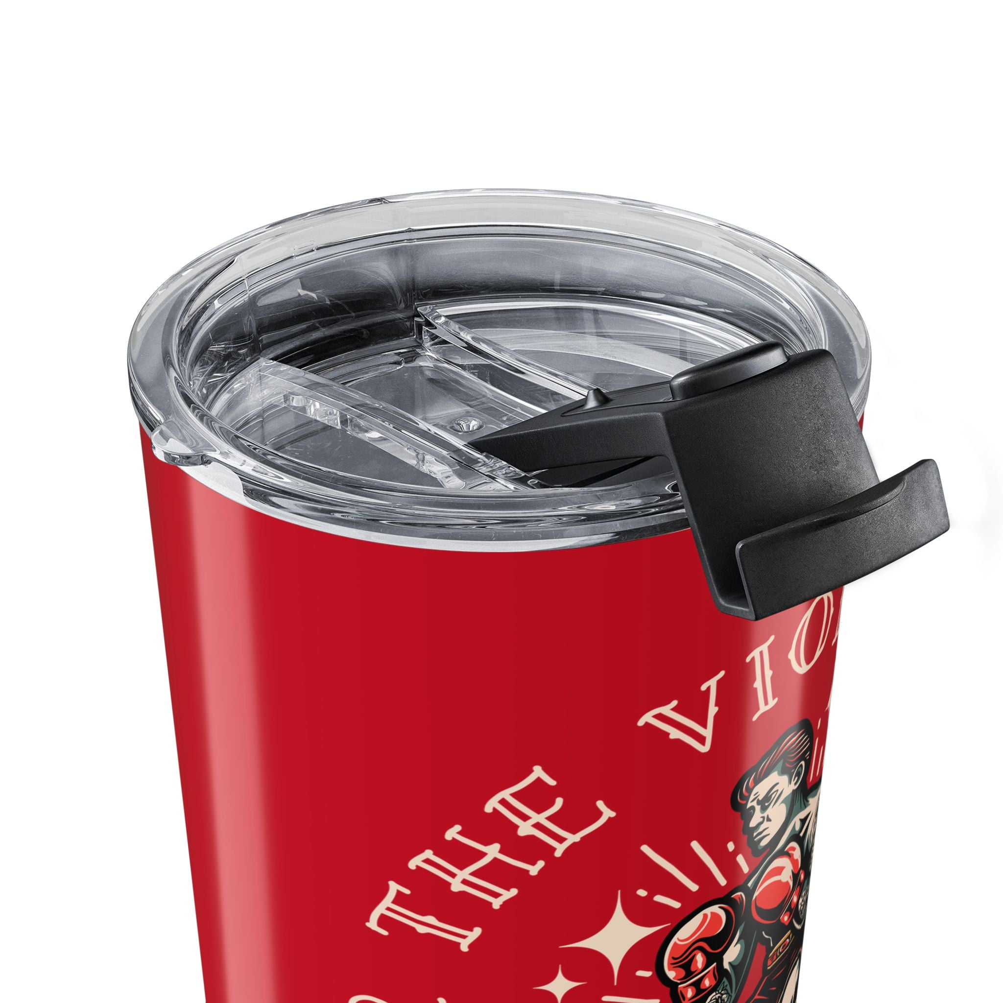 Lace 'Em Up Red 20oz Travel Mug