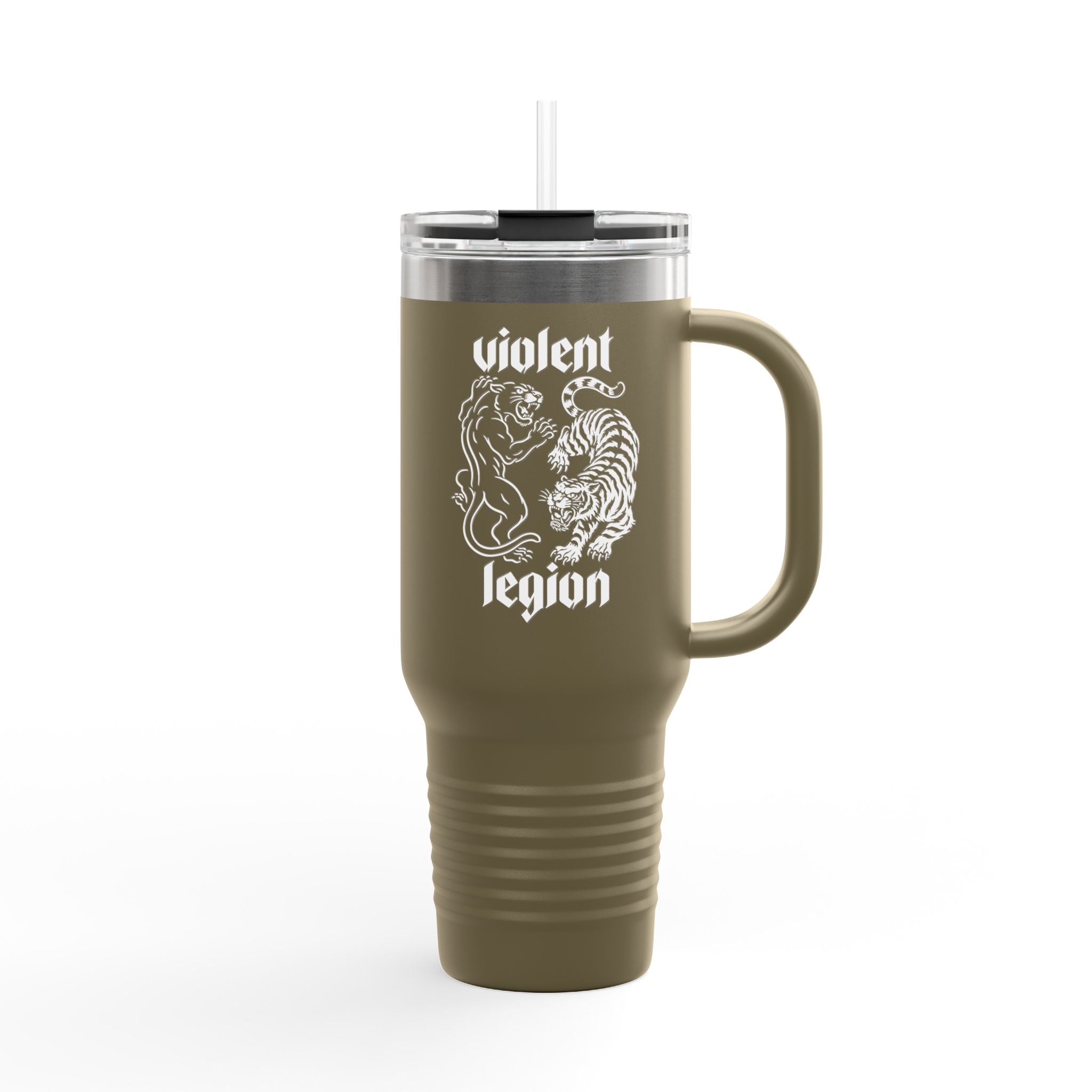 Warrior Blood 40oz Insulated Travel Mug