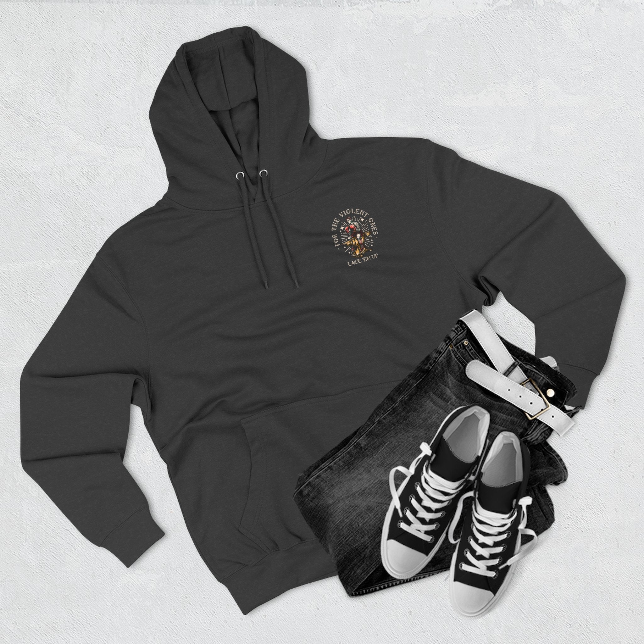 Lace 'Em Up Fleece Hoodie