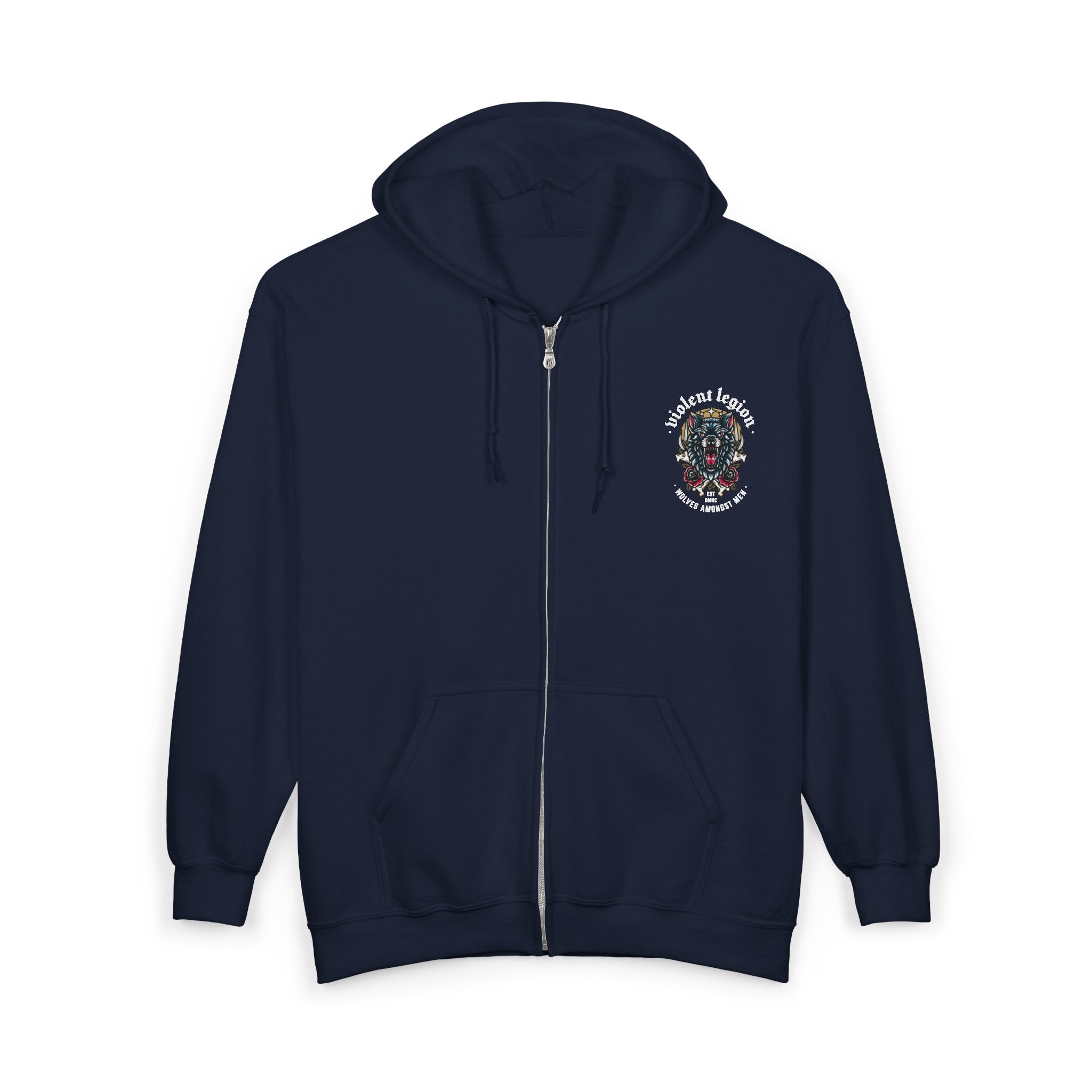Wolves Amongst Men Zip-Up Hoodie