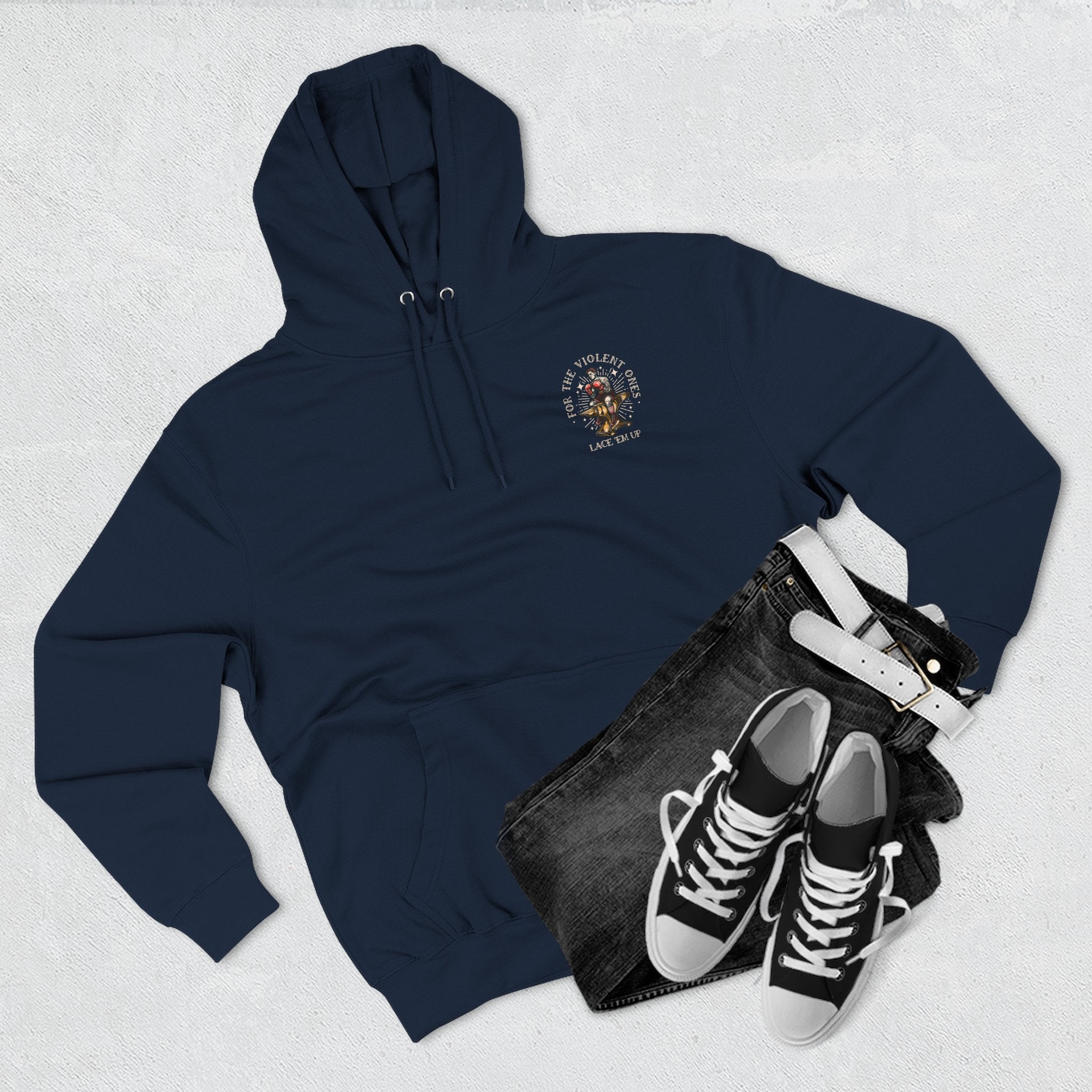 Lace 'Em Up Fleece Hoodie