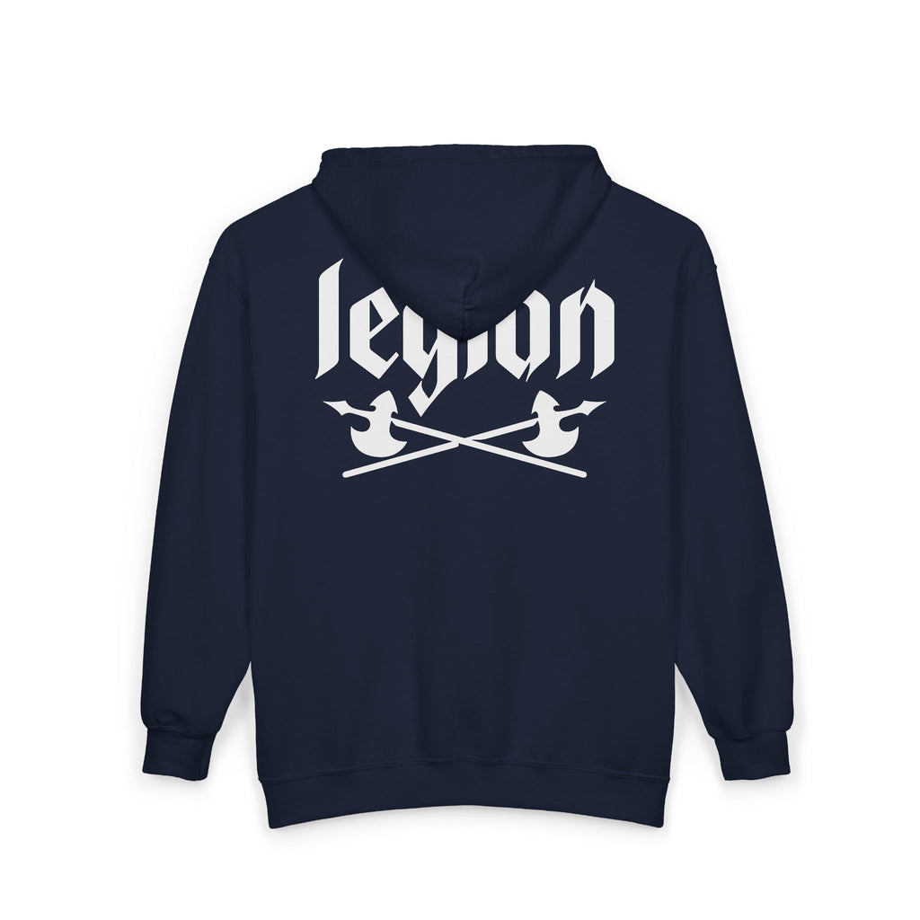 Battle Axe Logo Zip-Up Hoodie
