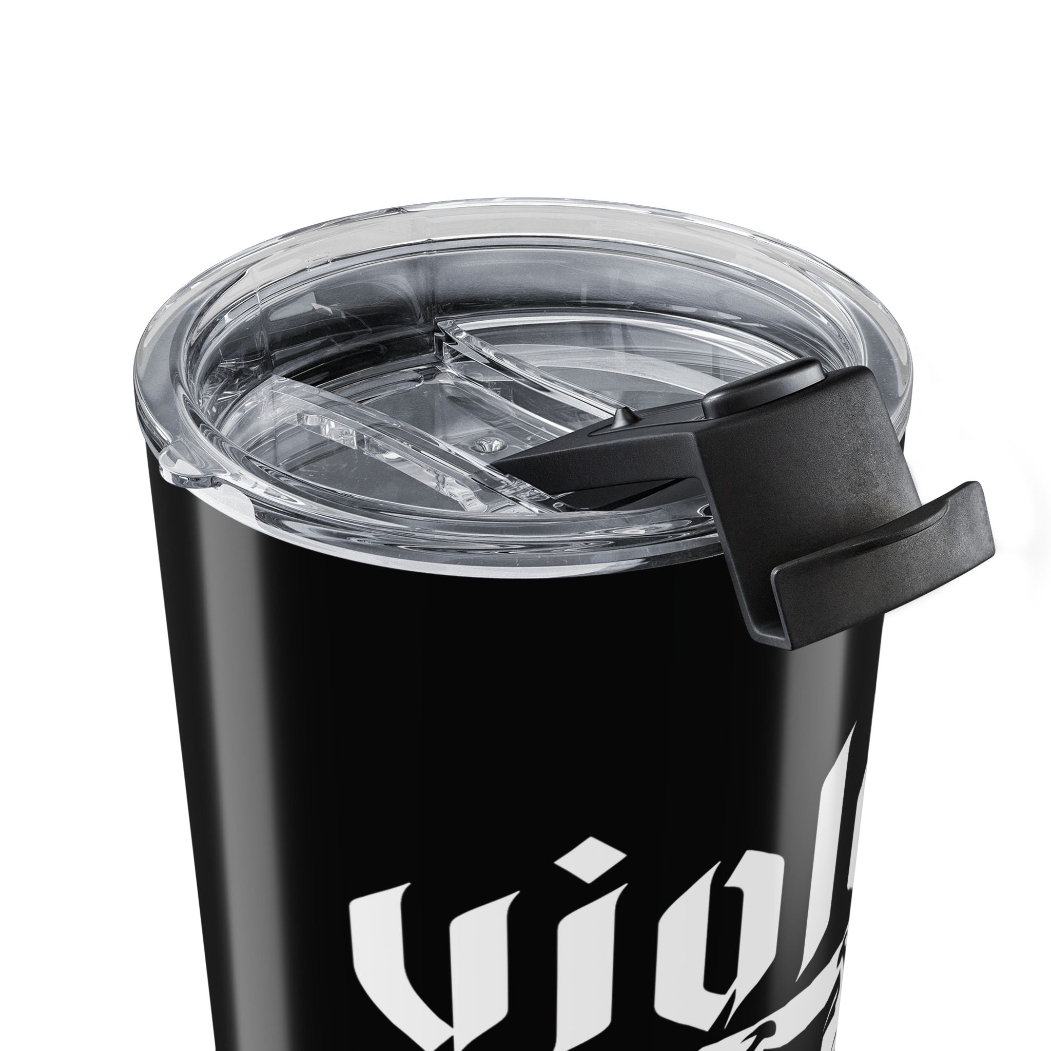 Lion's Mouth Black 20oz Travel Mug