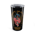 Liberty or Death Black 20oz Travel Mug