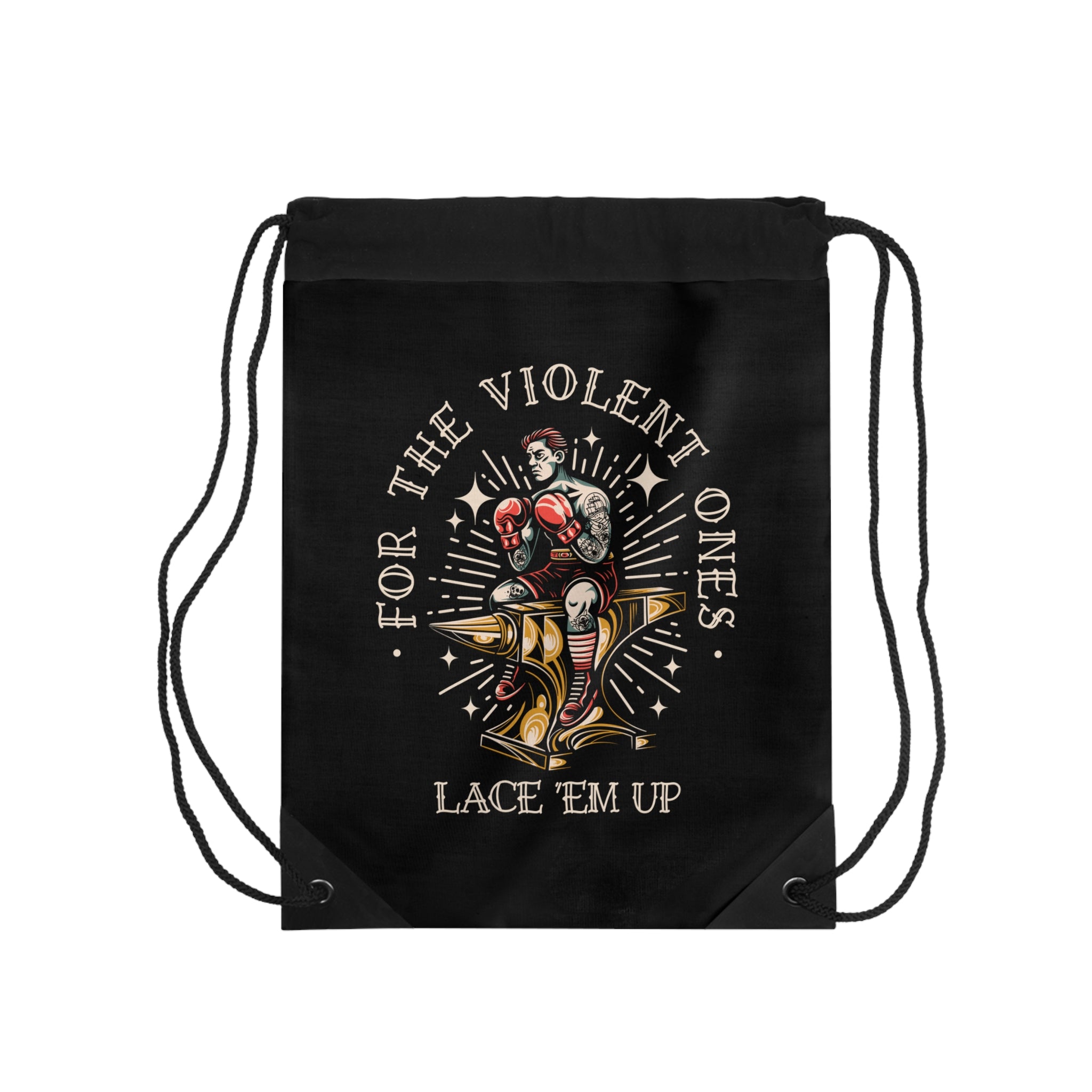 Lace 'Em Up Drawstring Bag