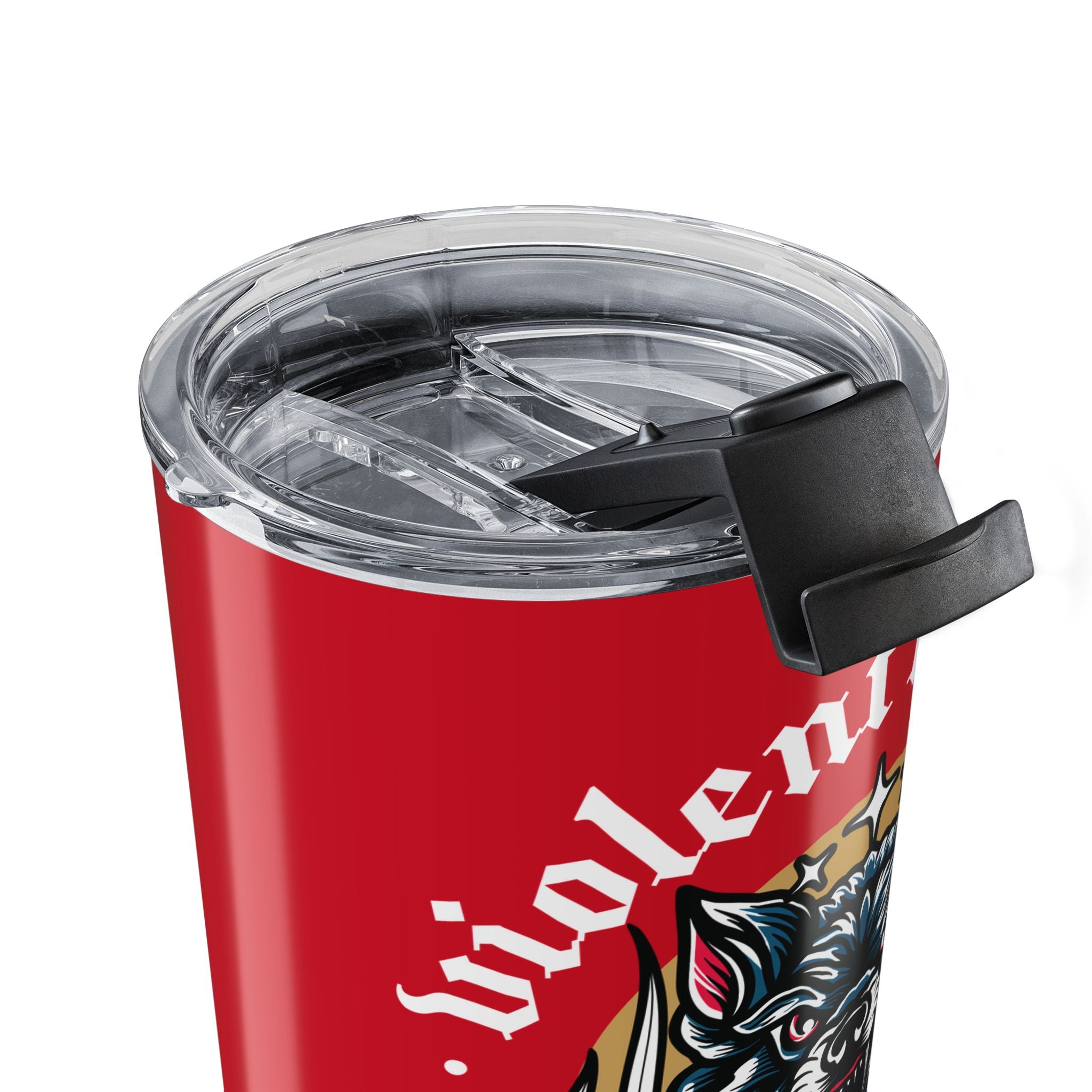 Wolves Amongst Men Red 20oz Travel Mug