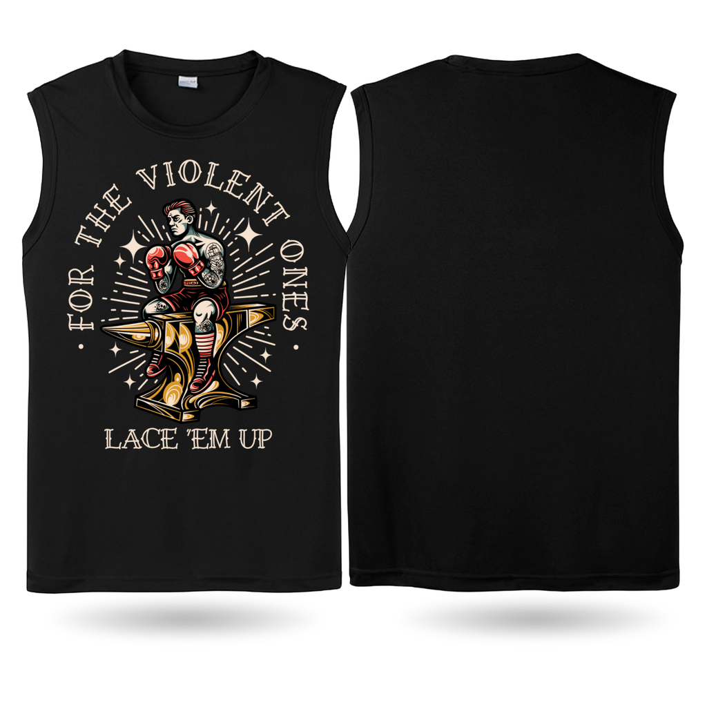 Lace 'Em Up Sleeveless Tee