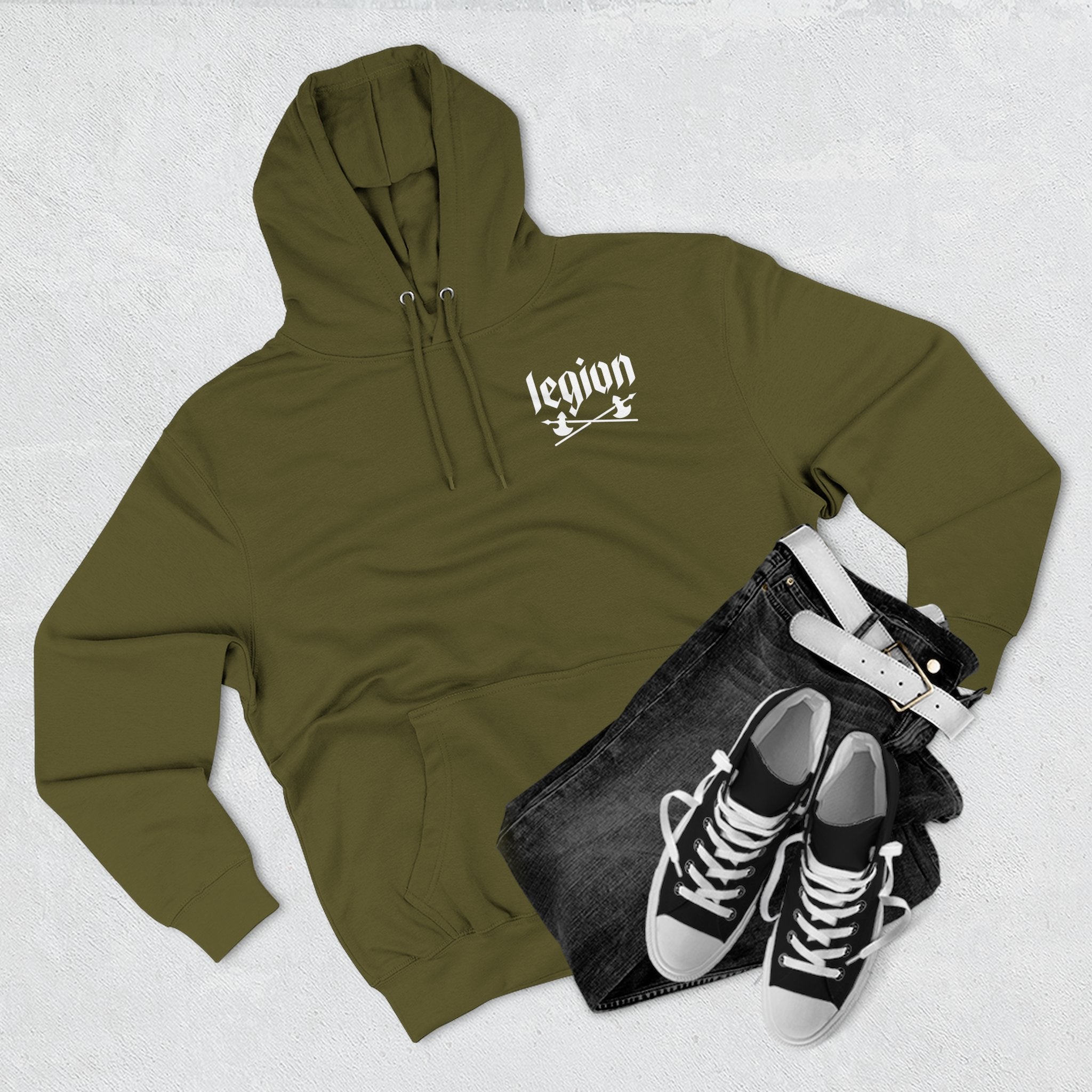 Draw First Blood Fleece Hoodie