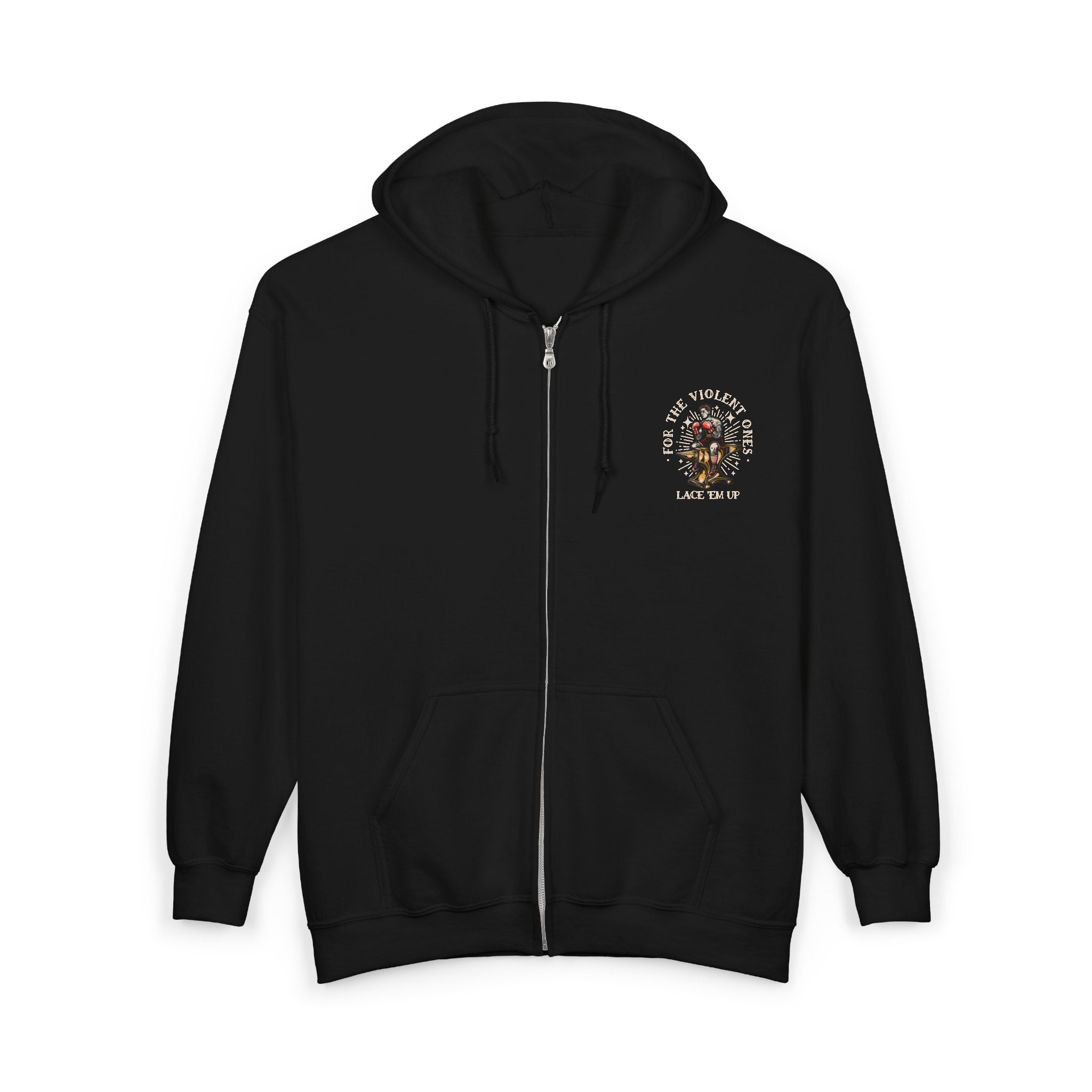 Lace 'Em Up Zip-Up Hoodie