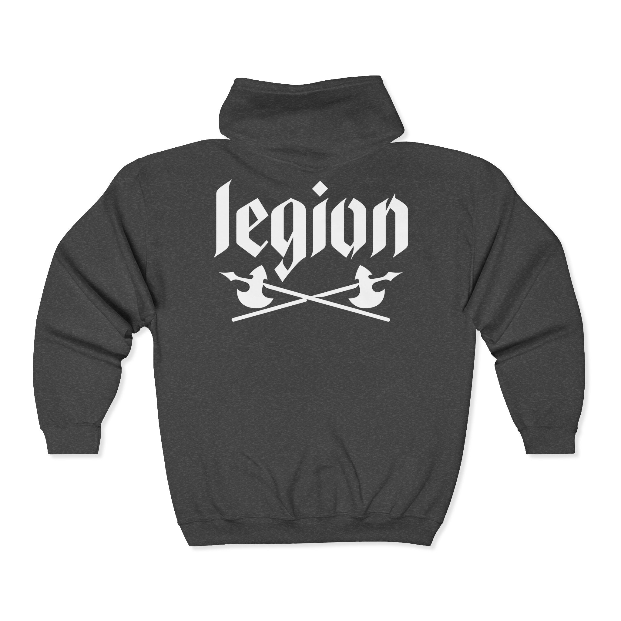 Battle Axe Logo Zip-Up Hoodie
