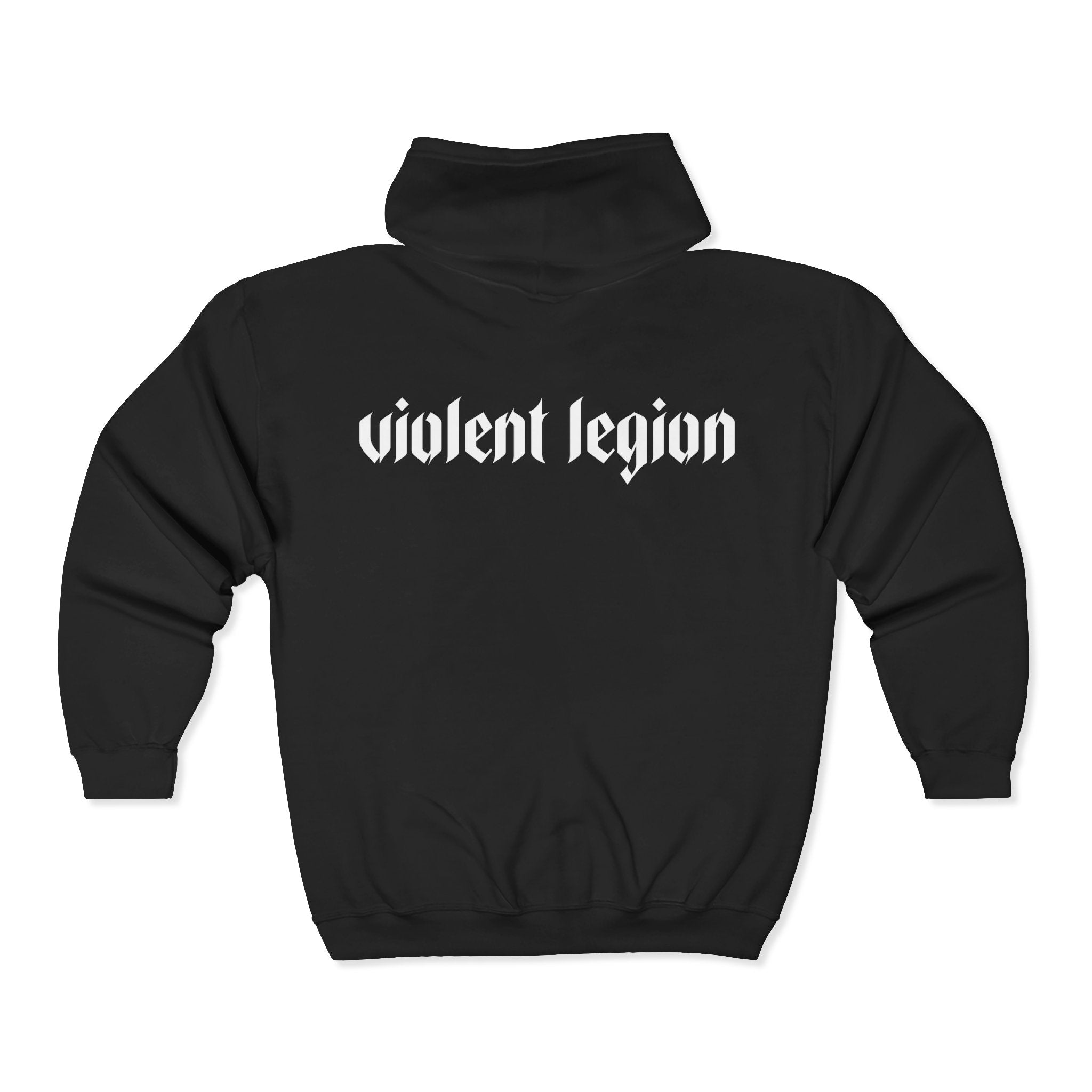Draw First Blood Zip-Up Hoodie