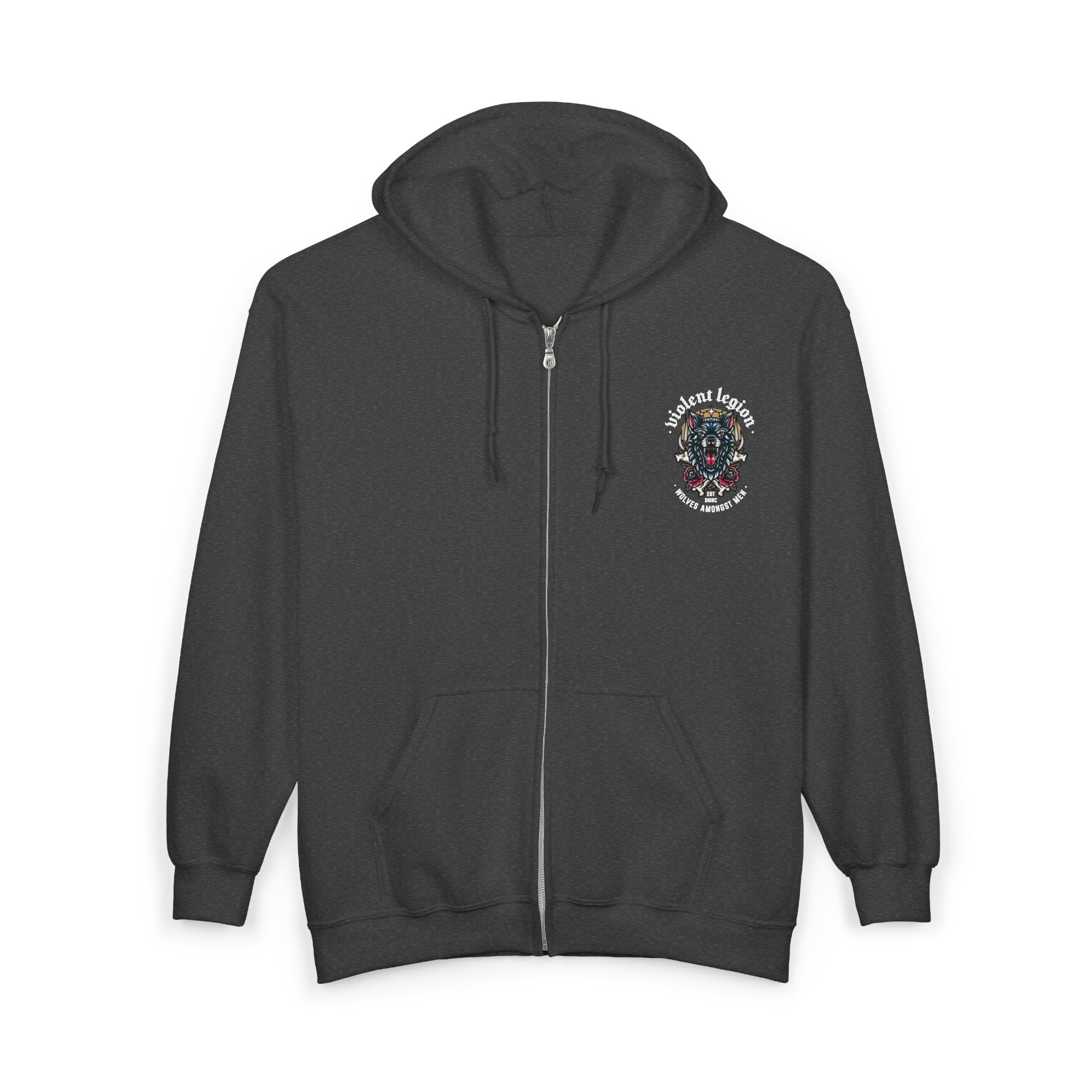 Wolves Amongst Men Zip-Up Hoodie