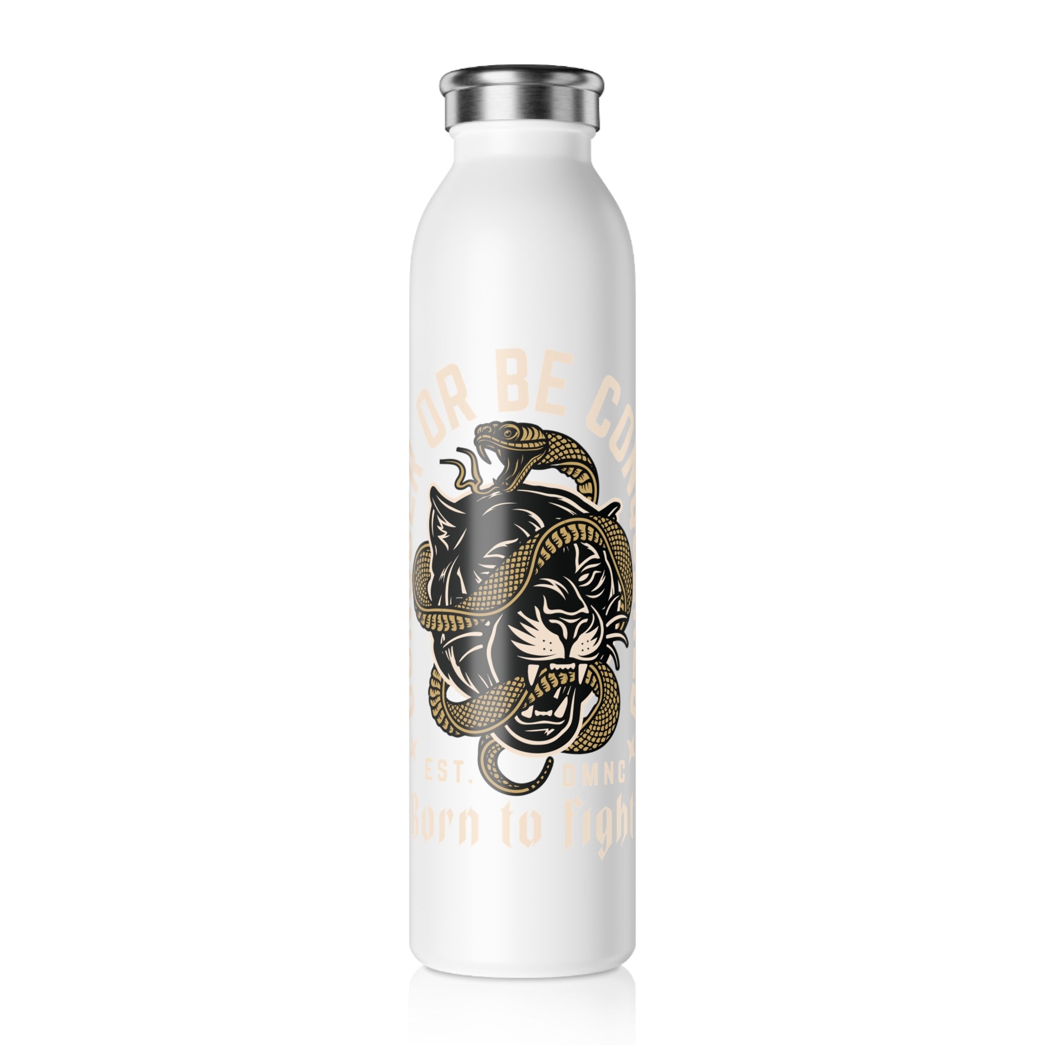 Born to Fight 20oz Slim Water Bottle