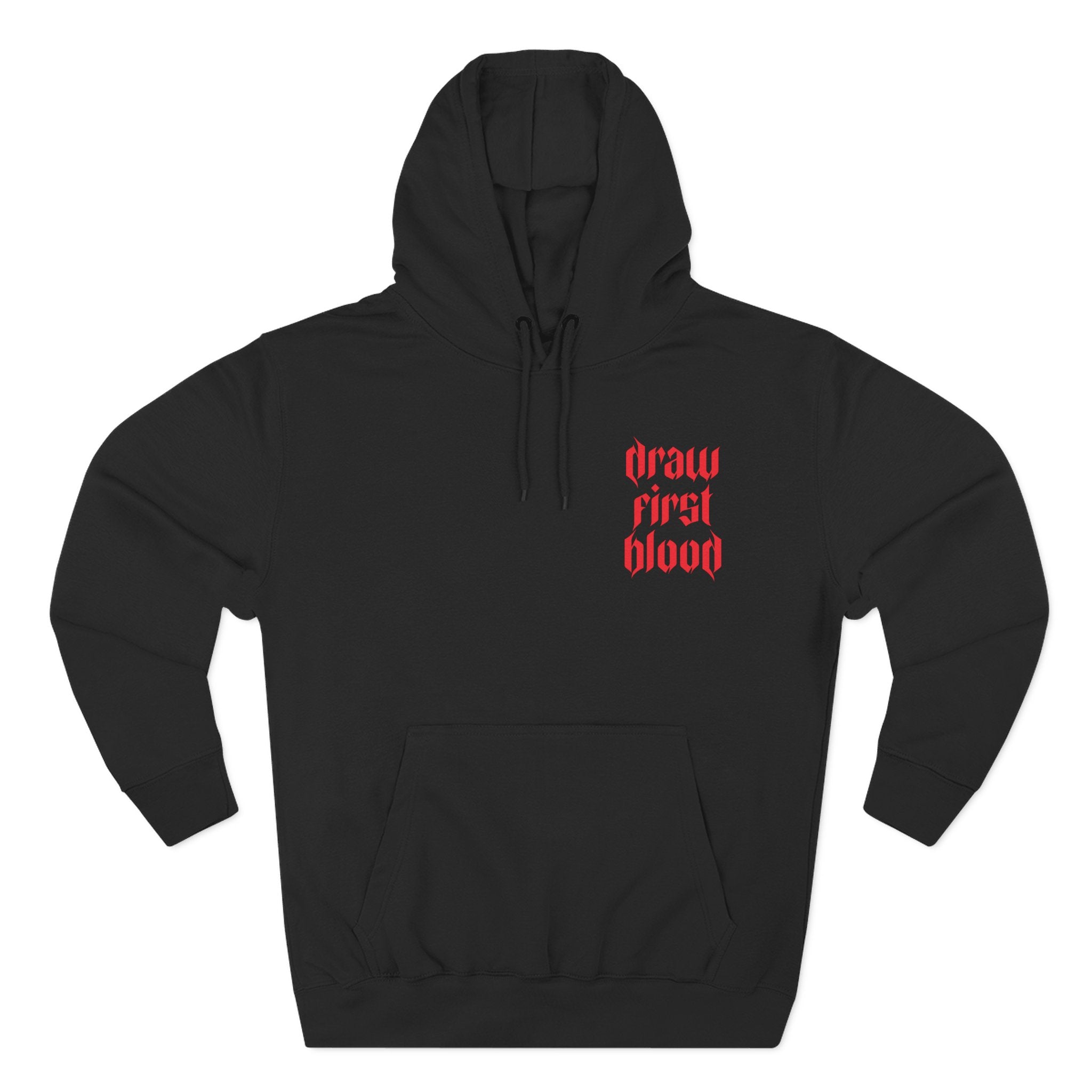 Draw First Blood Fleece Hoodie