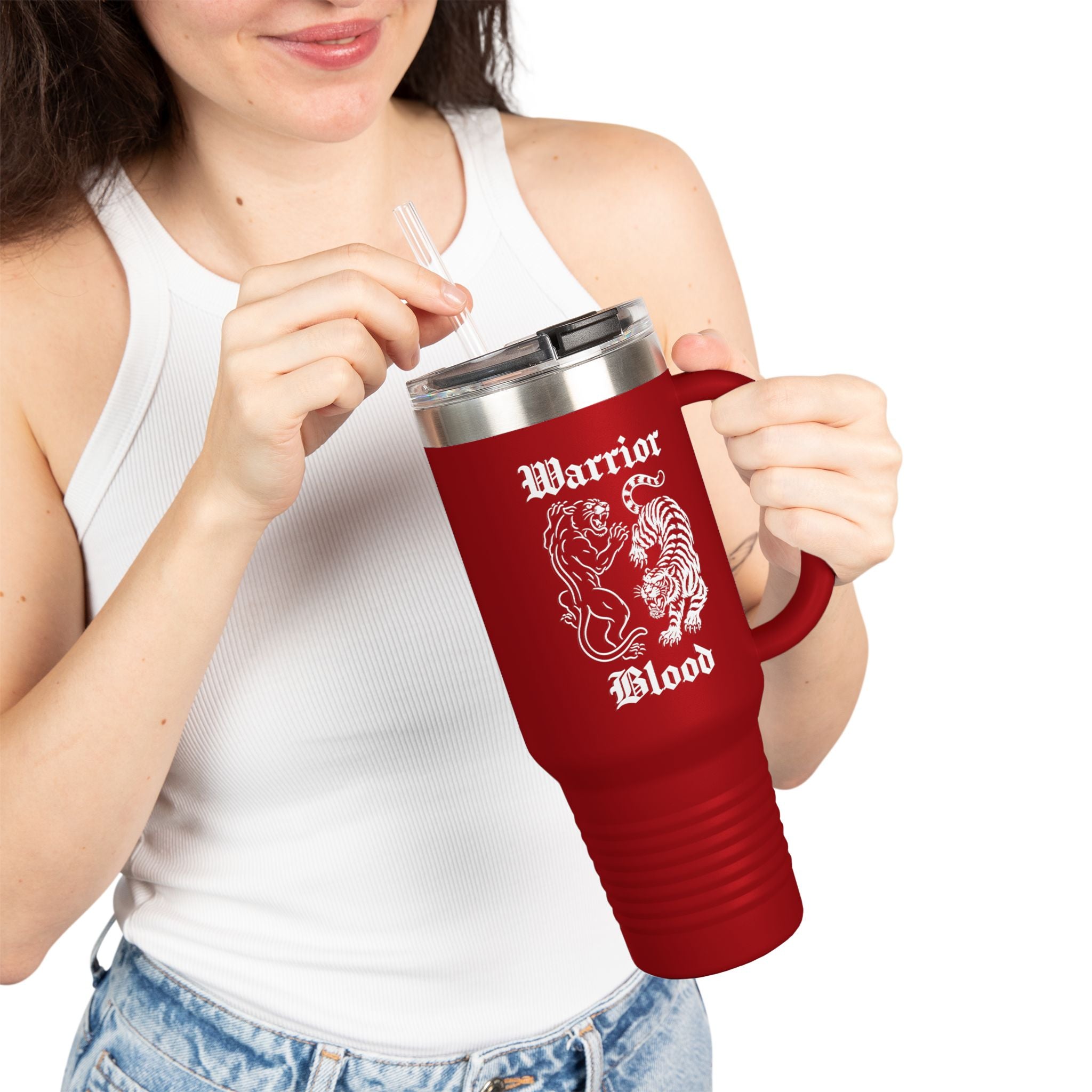 Warrior Blood 40oz Insulated Travel Mug
