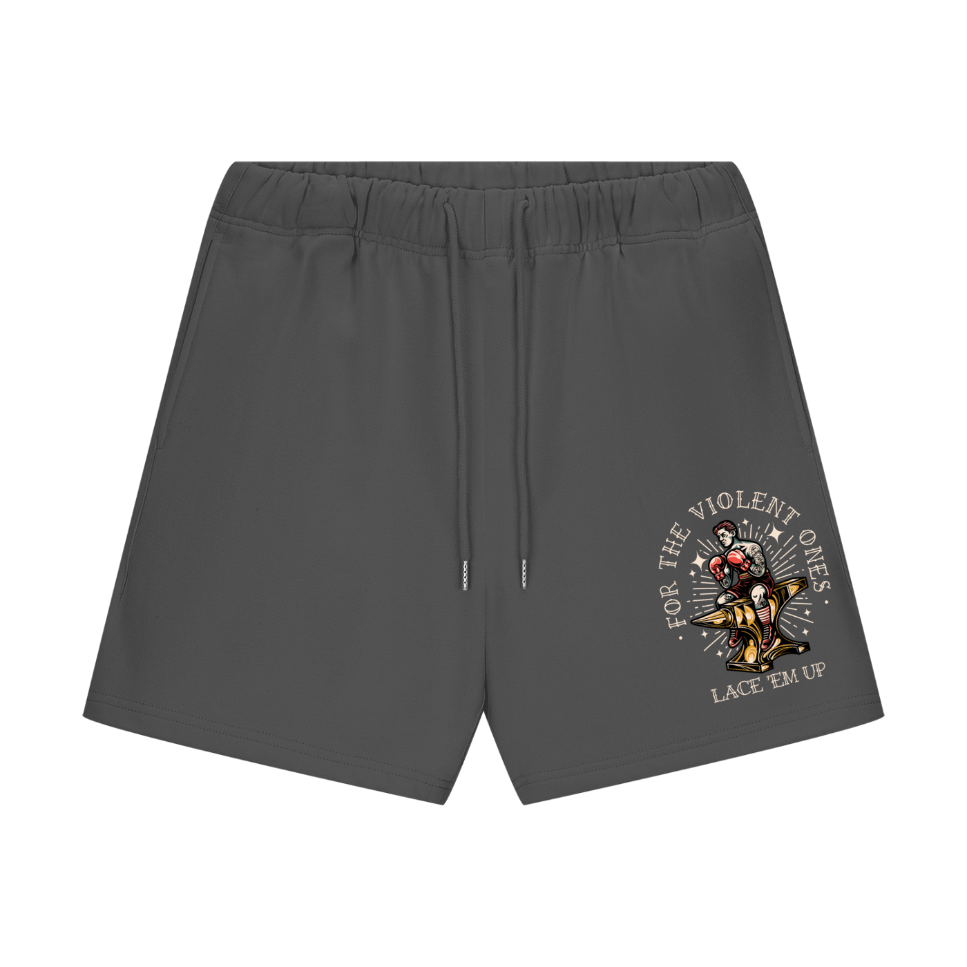 Lace 'Em Up Fleece Shorts