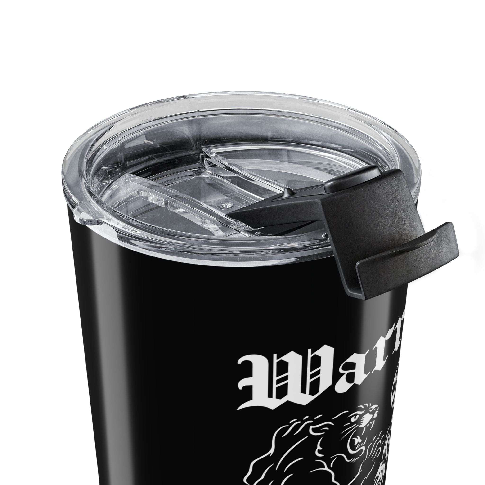 Warrior Blood Black 20oz Travel Mug