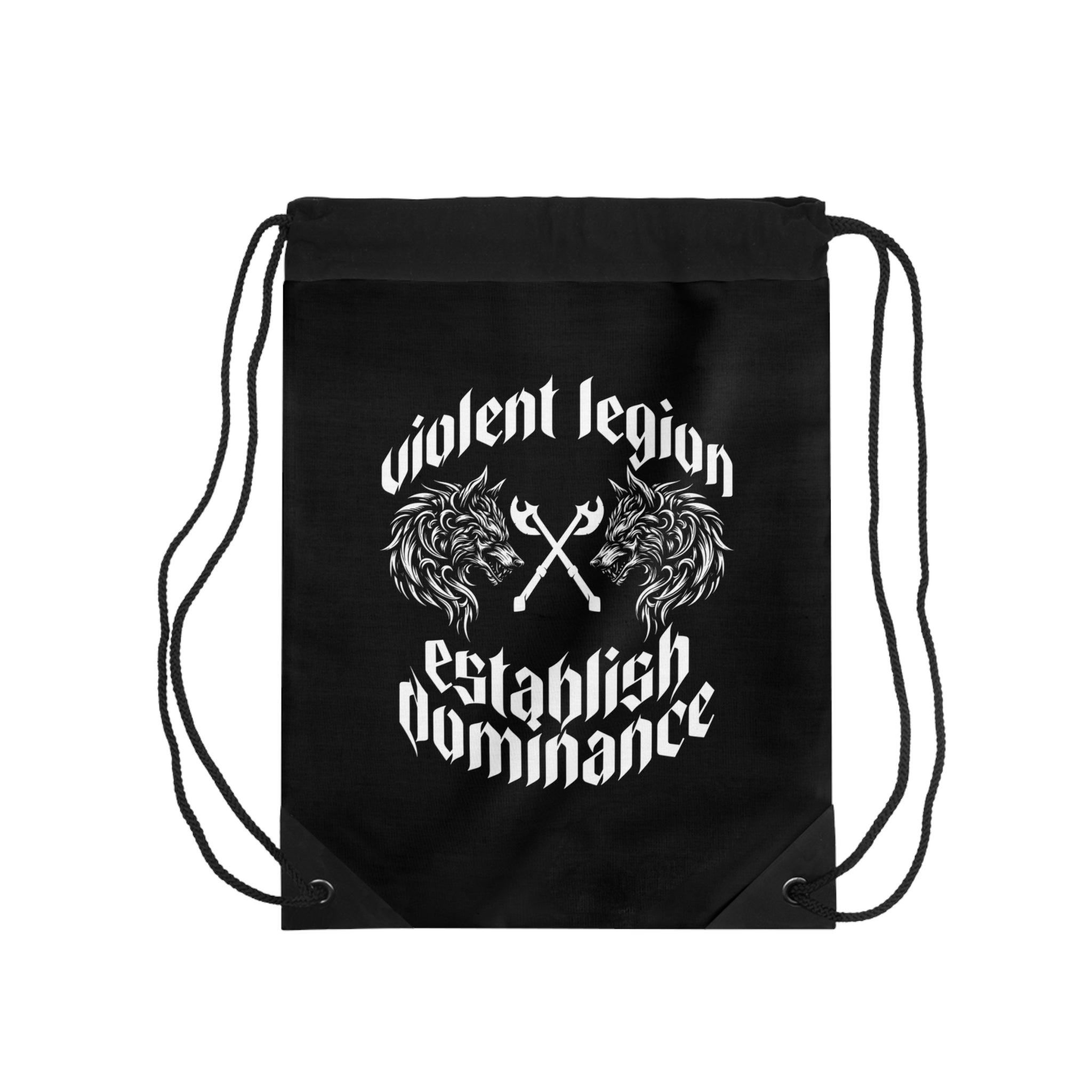 Establish Dominance Drawstring Bag