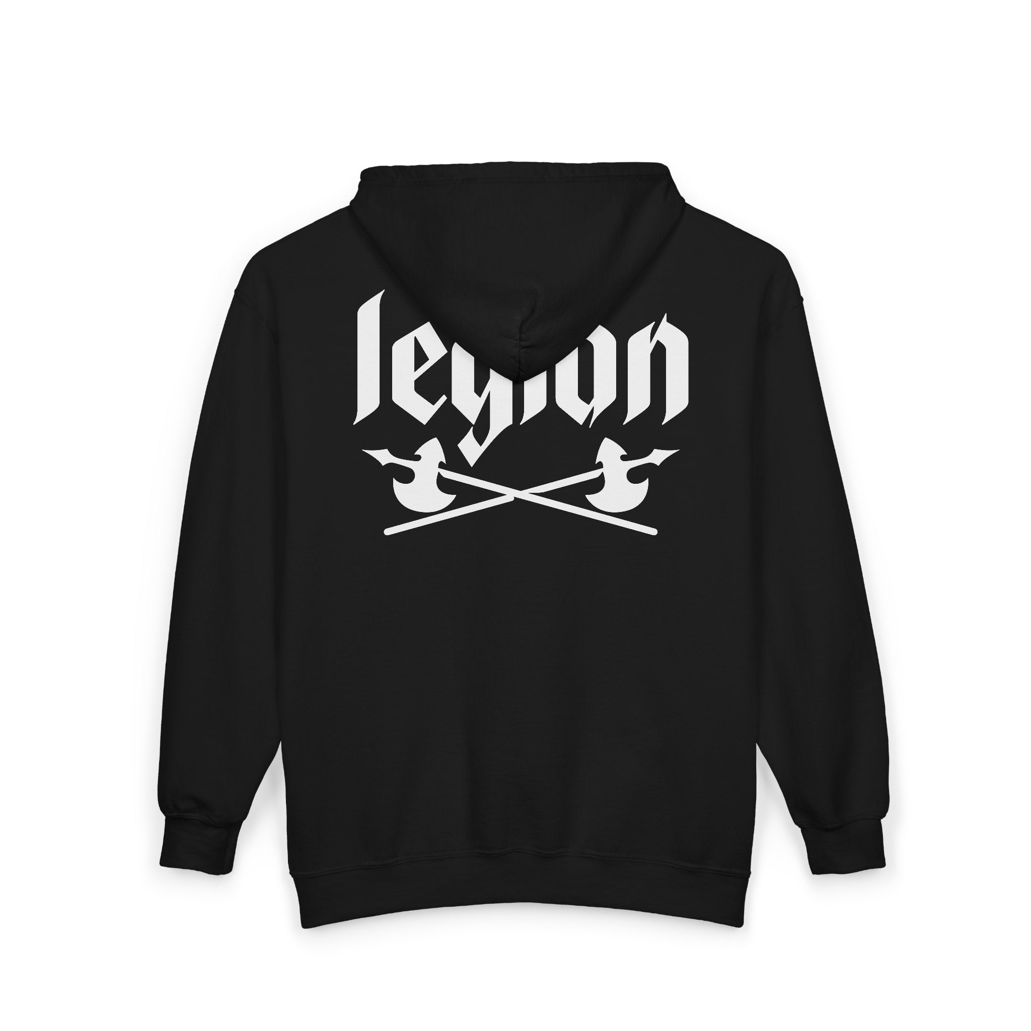 Battle Axe Logo Zip-Up Hoodie