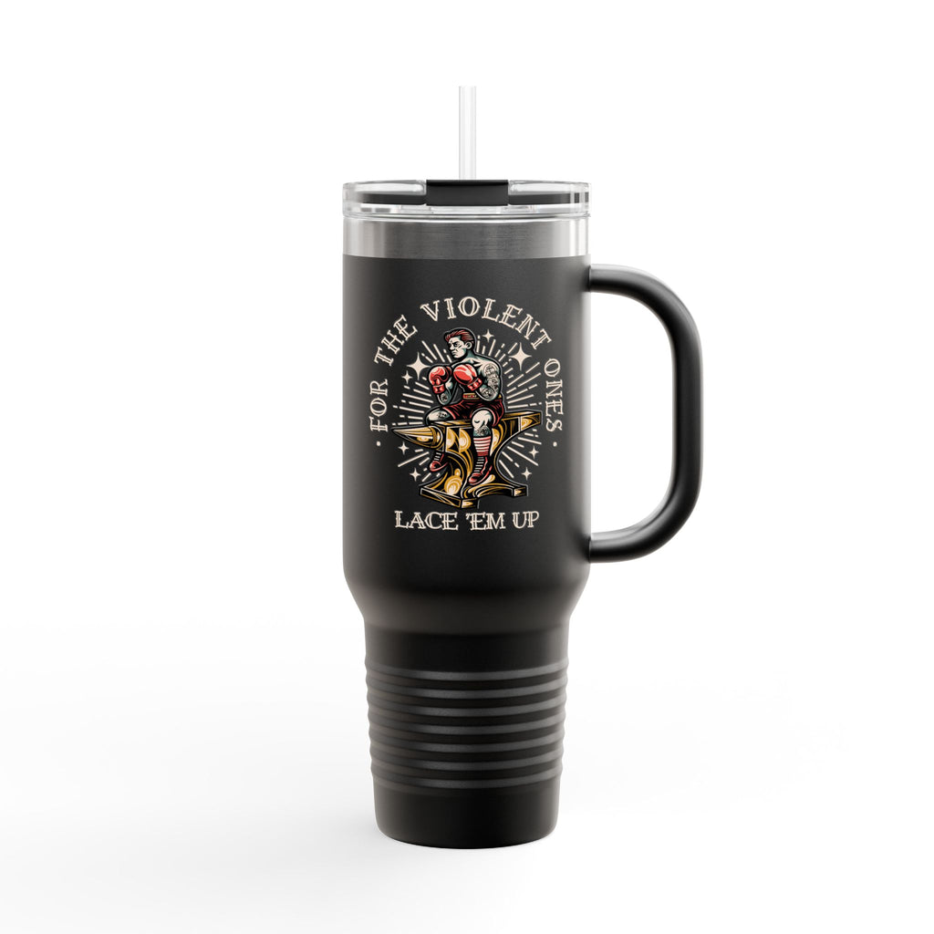 Lace 'Em Up 40oz Insulated Travel Mug