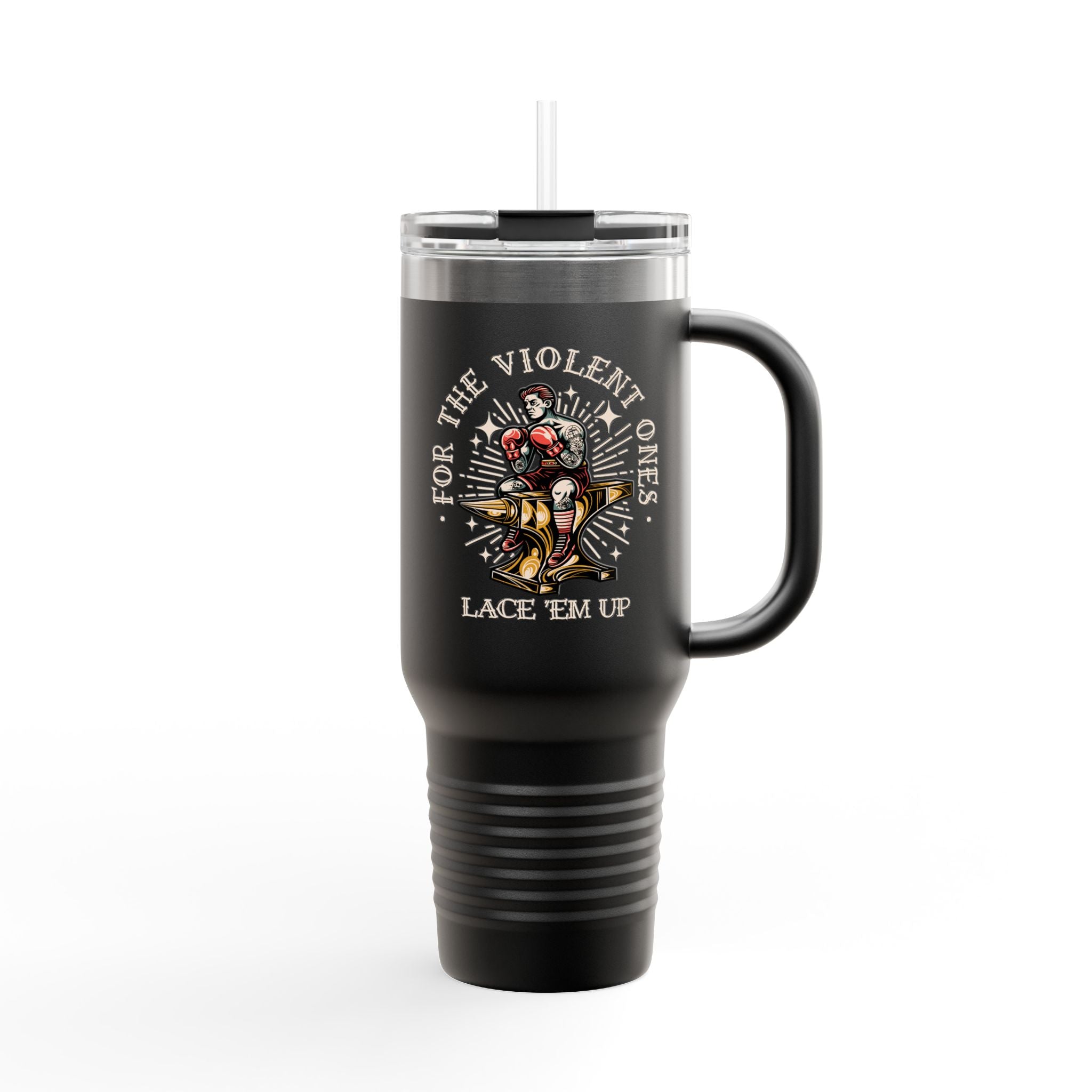 Lace 'Em Up 40oz Insulated Travel Mug